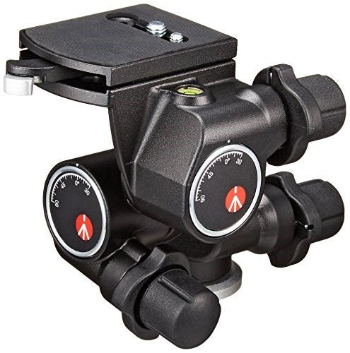 Manfrotto 410 3-Way Geared Pan-and-Tilt Head with 410PL Quick Release Plate