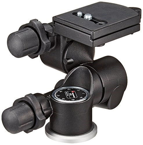 Manfrotto 410 3-Way Geared Pan-and-Tilt Head with 410PL Quick Release Plate
