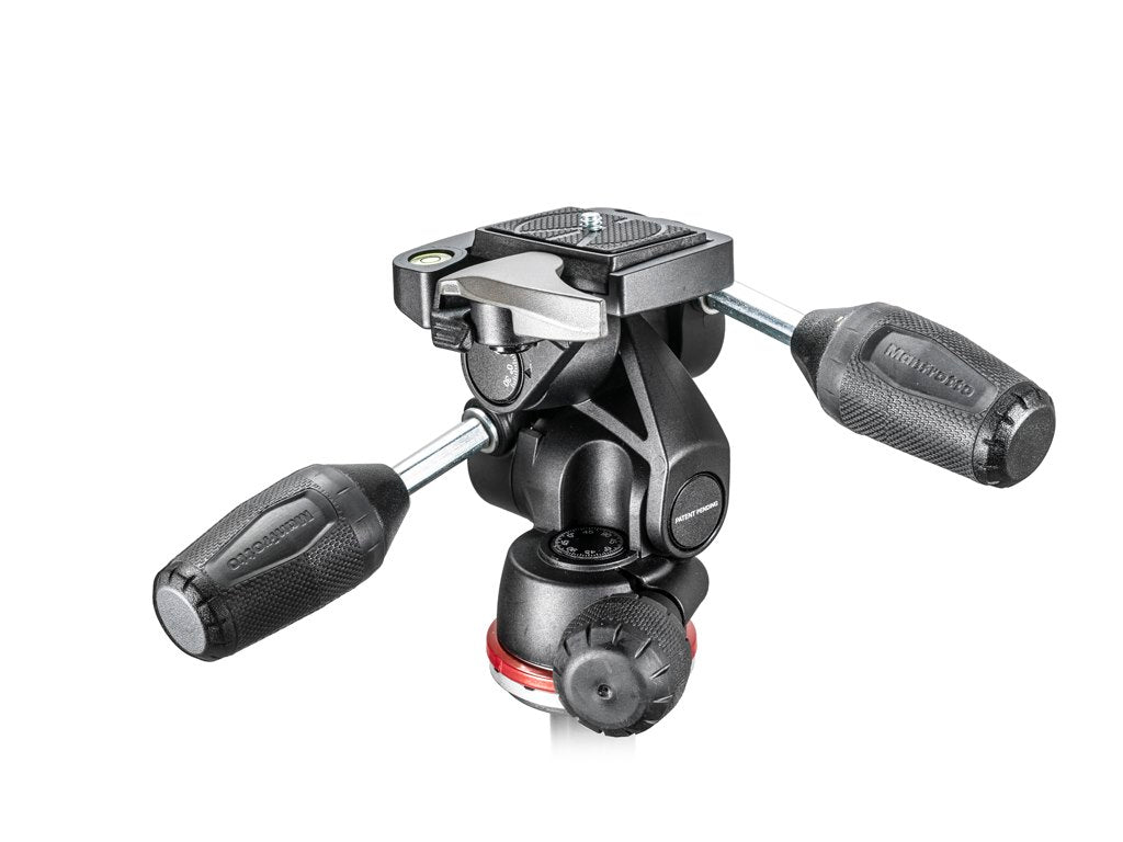 Manfrotto MH804-3WUS | 3 Way head with RC2 in Adapto w/ retractable levers