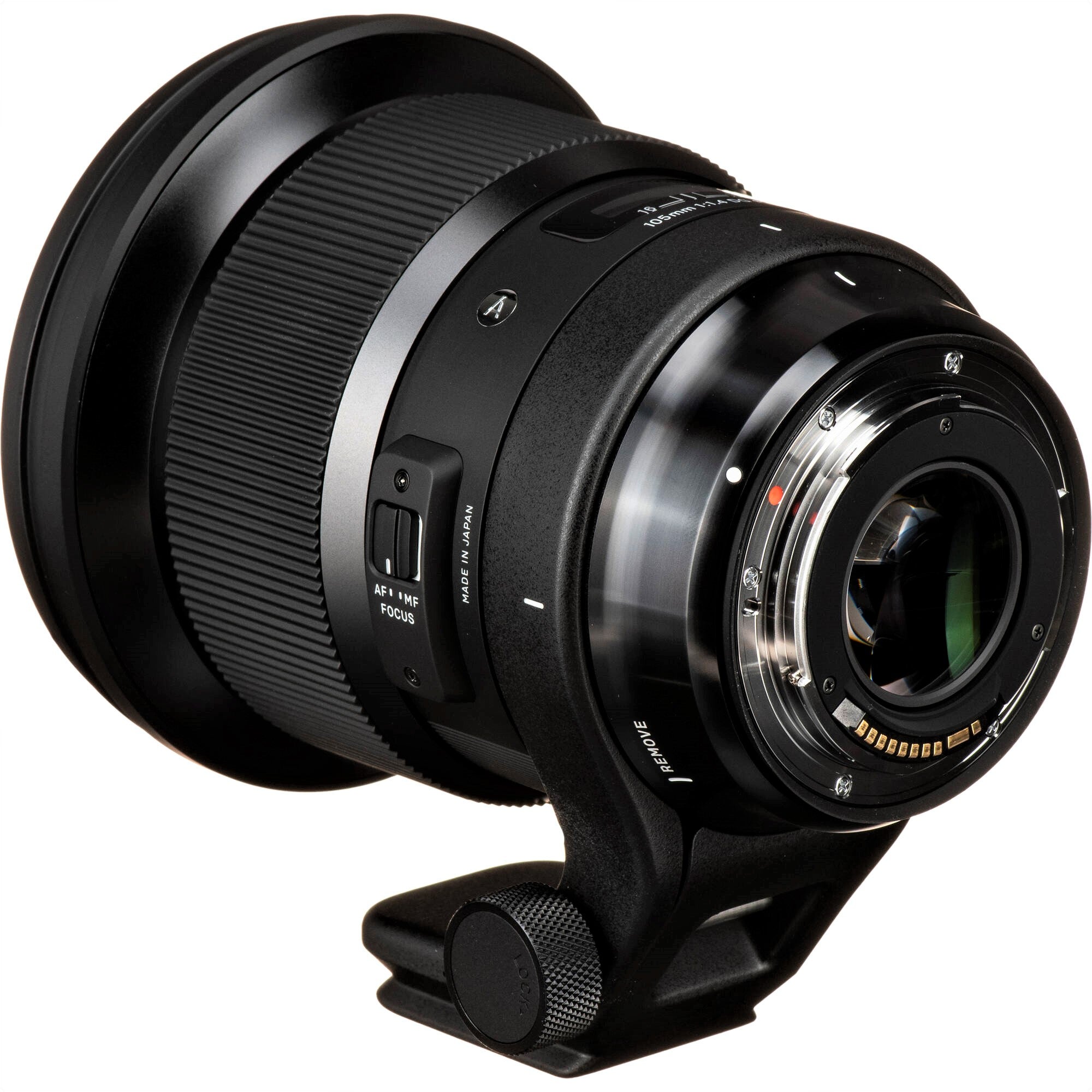 Sigma 105mm F1.4 DG HSM Art Lens for Canon EF in a Back-Side View