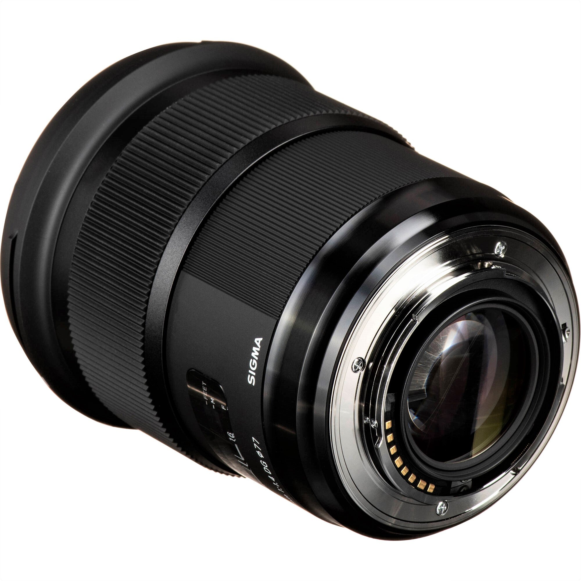 Sigma 50mm F1.4 DG HSM Art Lens for Sony A in a Back-Side View