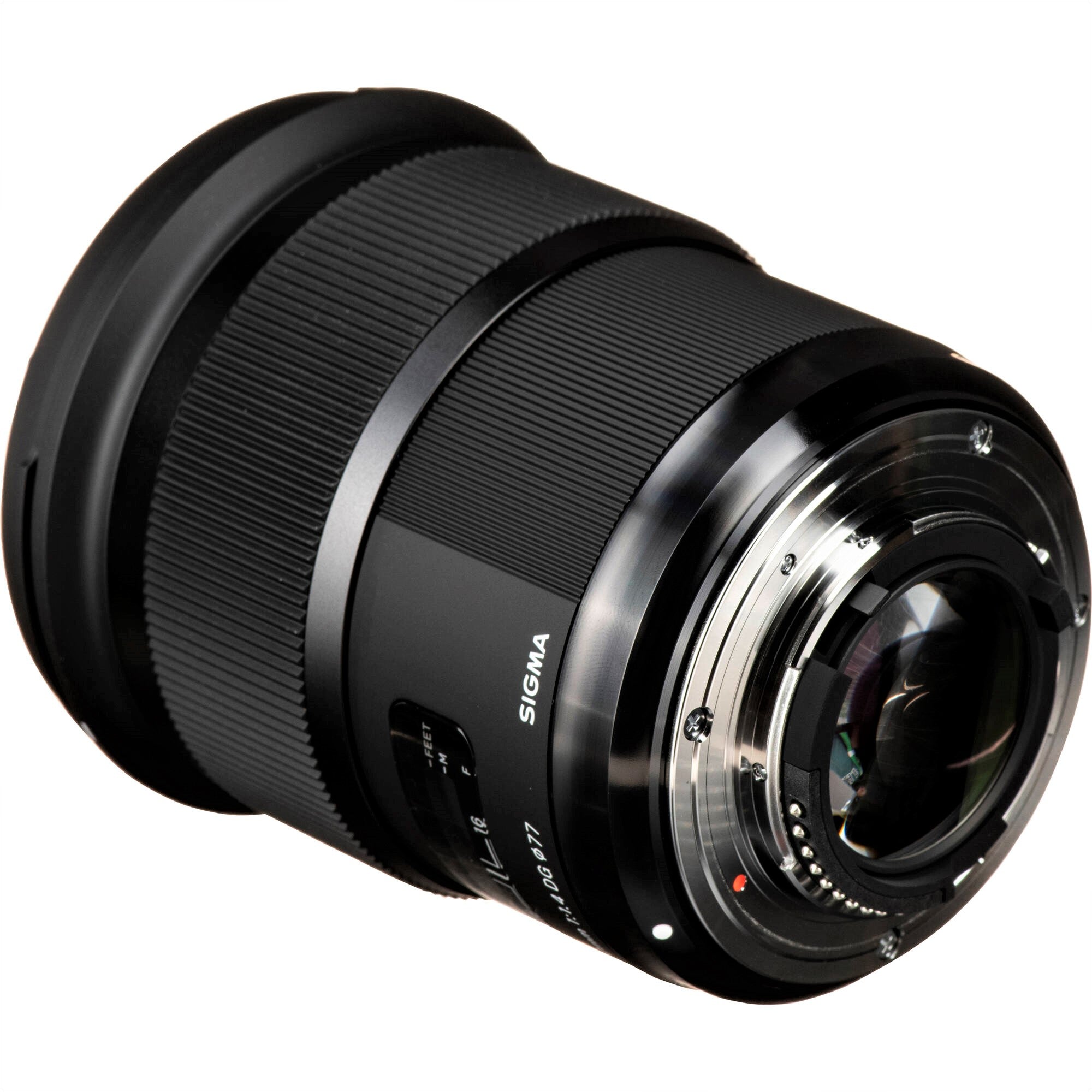 Sigma 50mm F1.4 DG HSM Art Lens for Nikon F in a Back-Side View