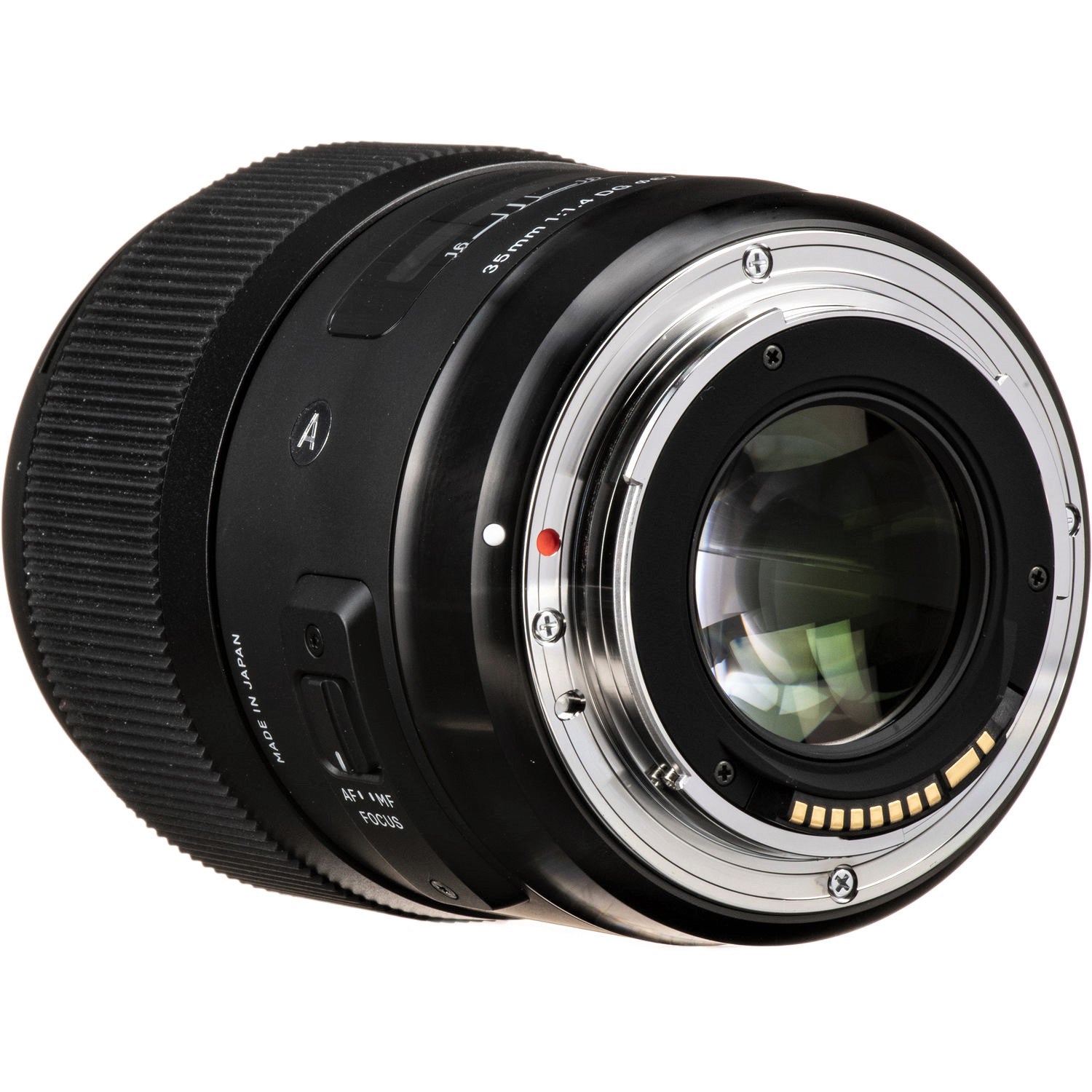 Sigma 35mm F1.4 DG HSM Art Lens for Canon EF in a Back-Side View