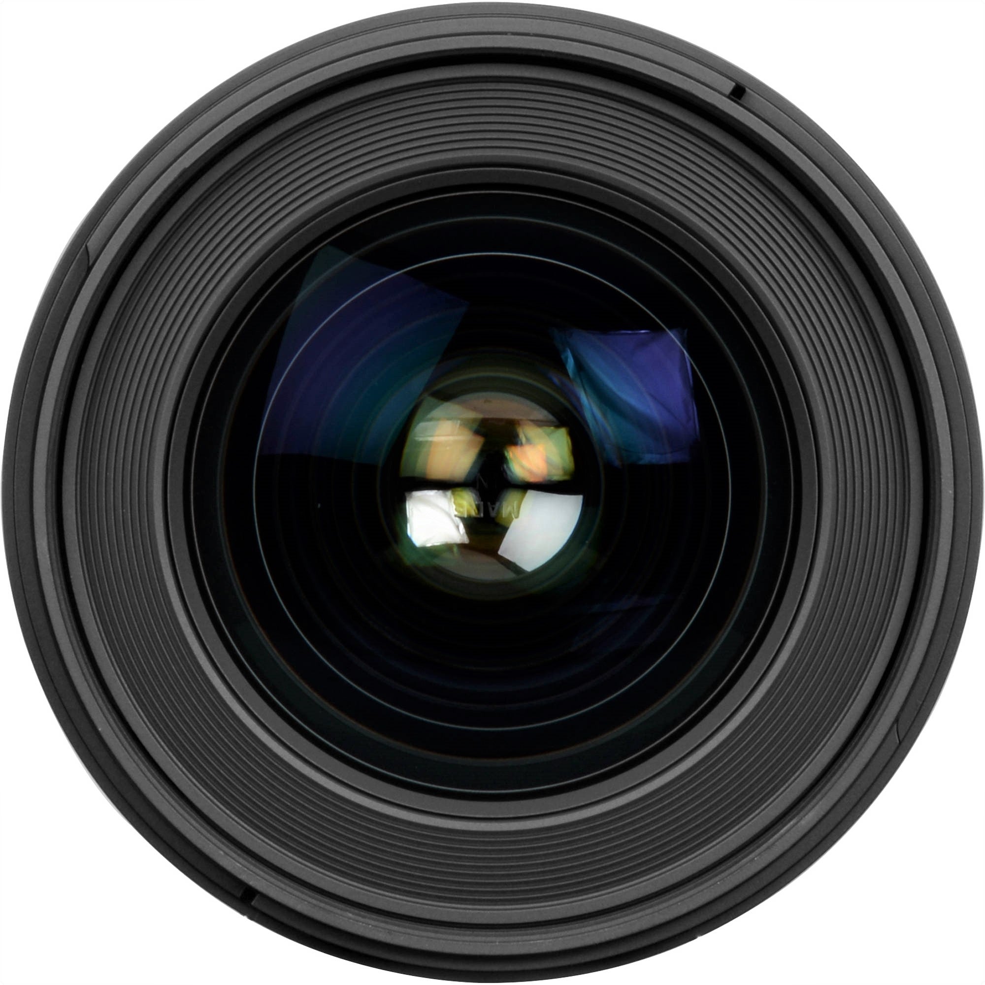 Sigma 24mm F1.4 DG HSM Art Lens for Nikon F in a Front Close-Up View