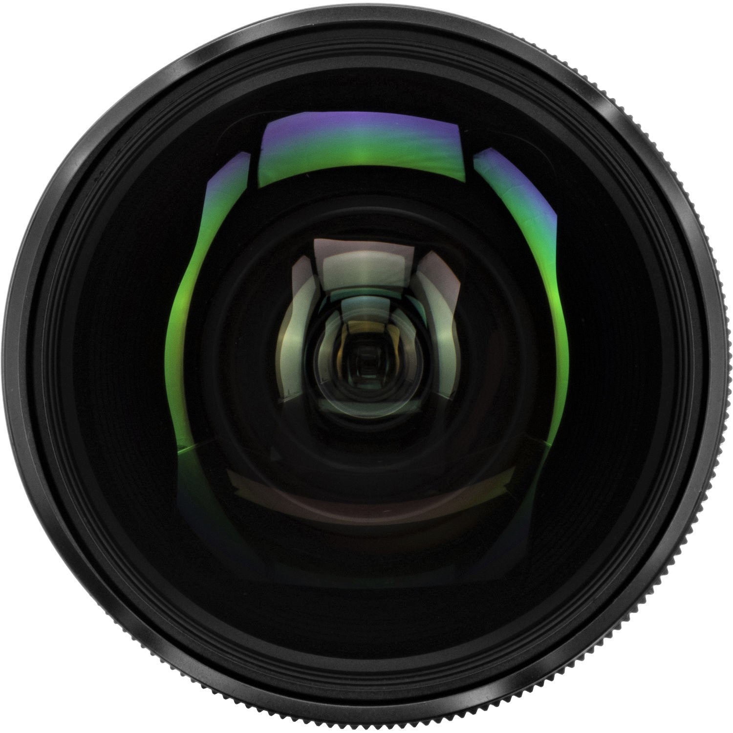 Sigma 14mm F1.8 DG HSM Art Lens for Sony E in a Front Close-Up View