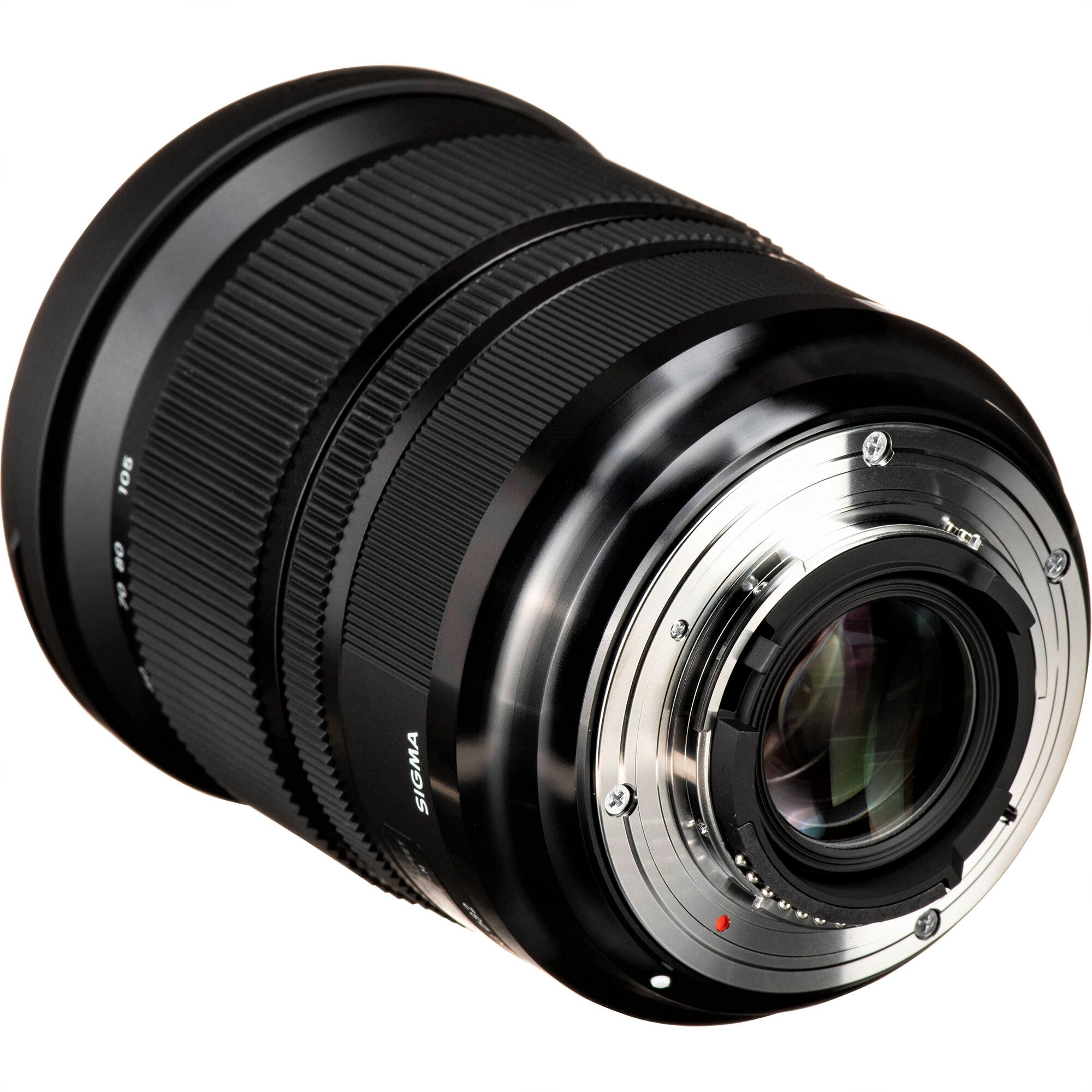 Sigma 24-105mm F4.0 DG OS HSM Art Lens (Nikon F) in a Back-Side View