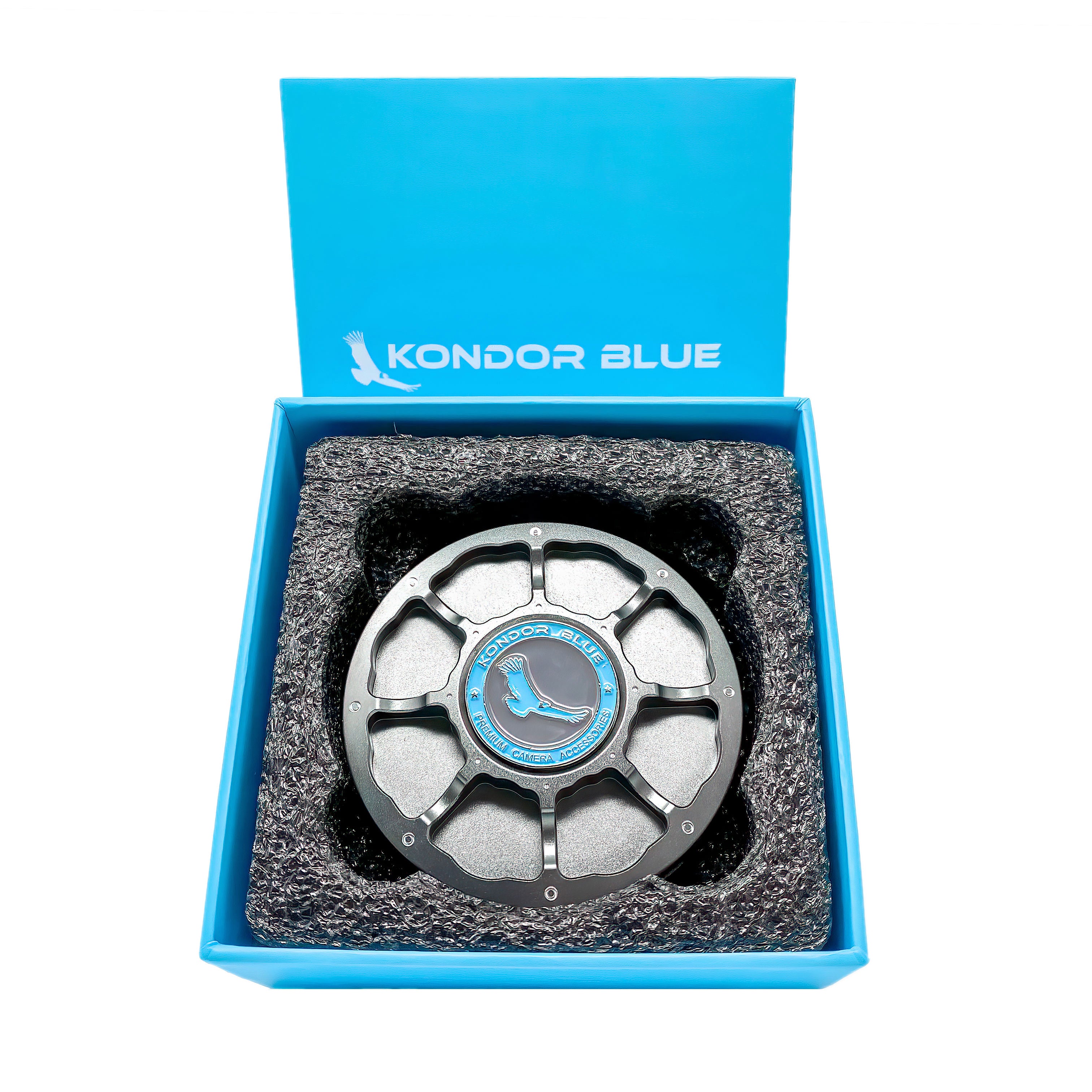 Kondor Blue Arri PL Cine Cap Metal Body Cap for Camera Lens Port (Space Gray)