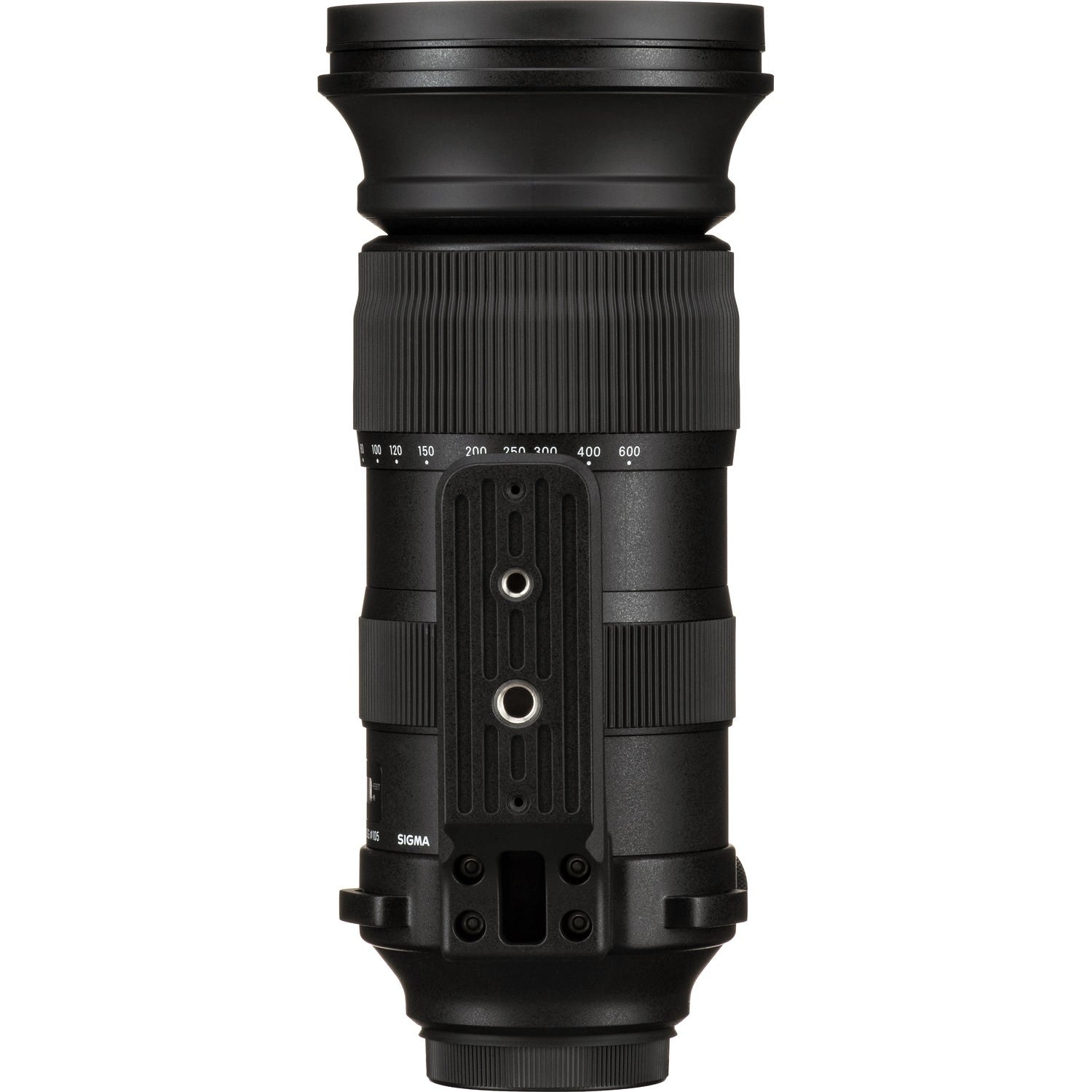 Sigma 60-600mm F4.5-6.3 DG OS HSM Sports Lens for Canon EF with Attached Tripod Mount on the Front