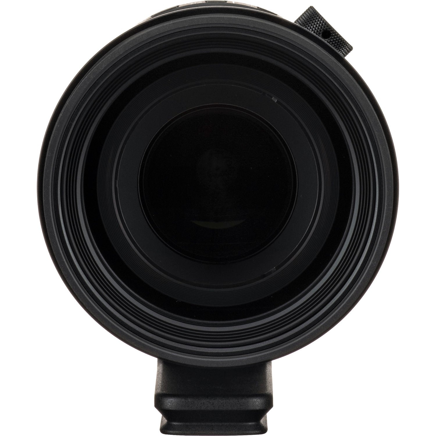Sigma 60-600mm F4.5-6.3 DG OS HSM Sports Lens for Nikon F in a Front Close-Up View