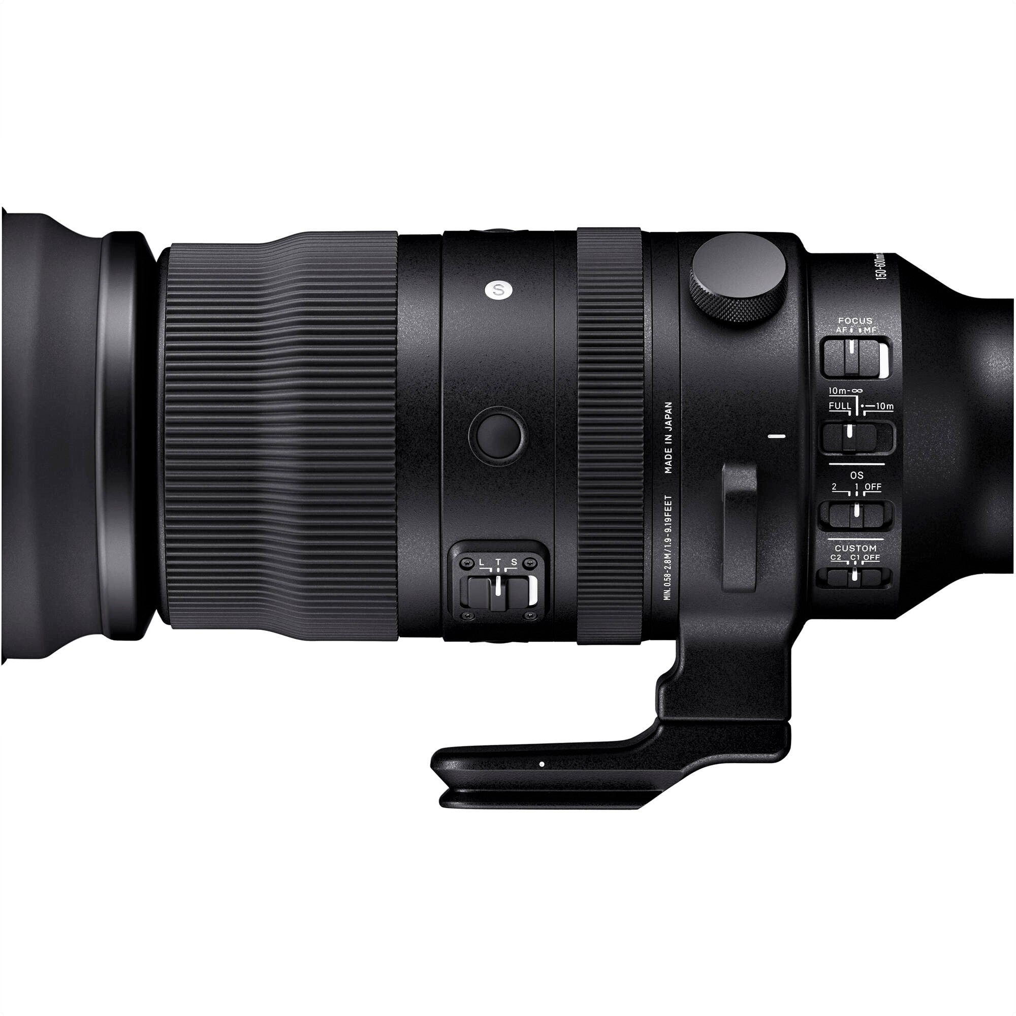 Sigma 150-600mm F5-6.3 DG DN OS Sports Lens (Sony E Mount) with Attached Tripod Socket