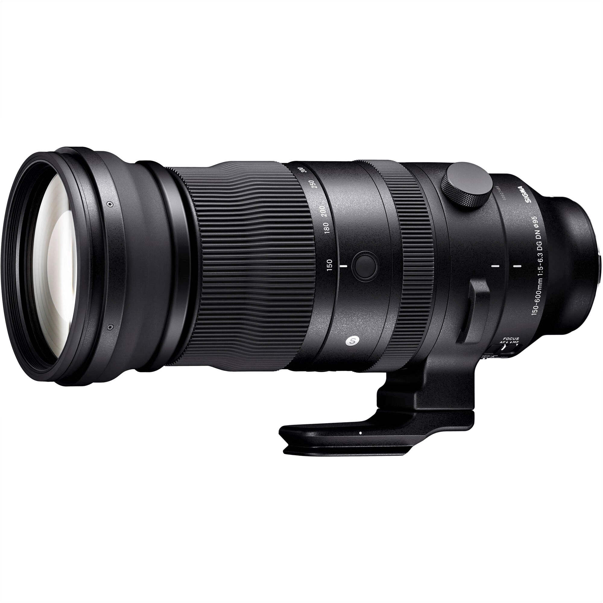 Sigma 150-600mm F5-6.3 DG DN OS Sports Lens (Sony E Mount) with Attached Tripod Socket