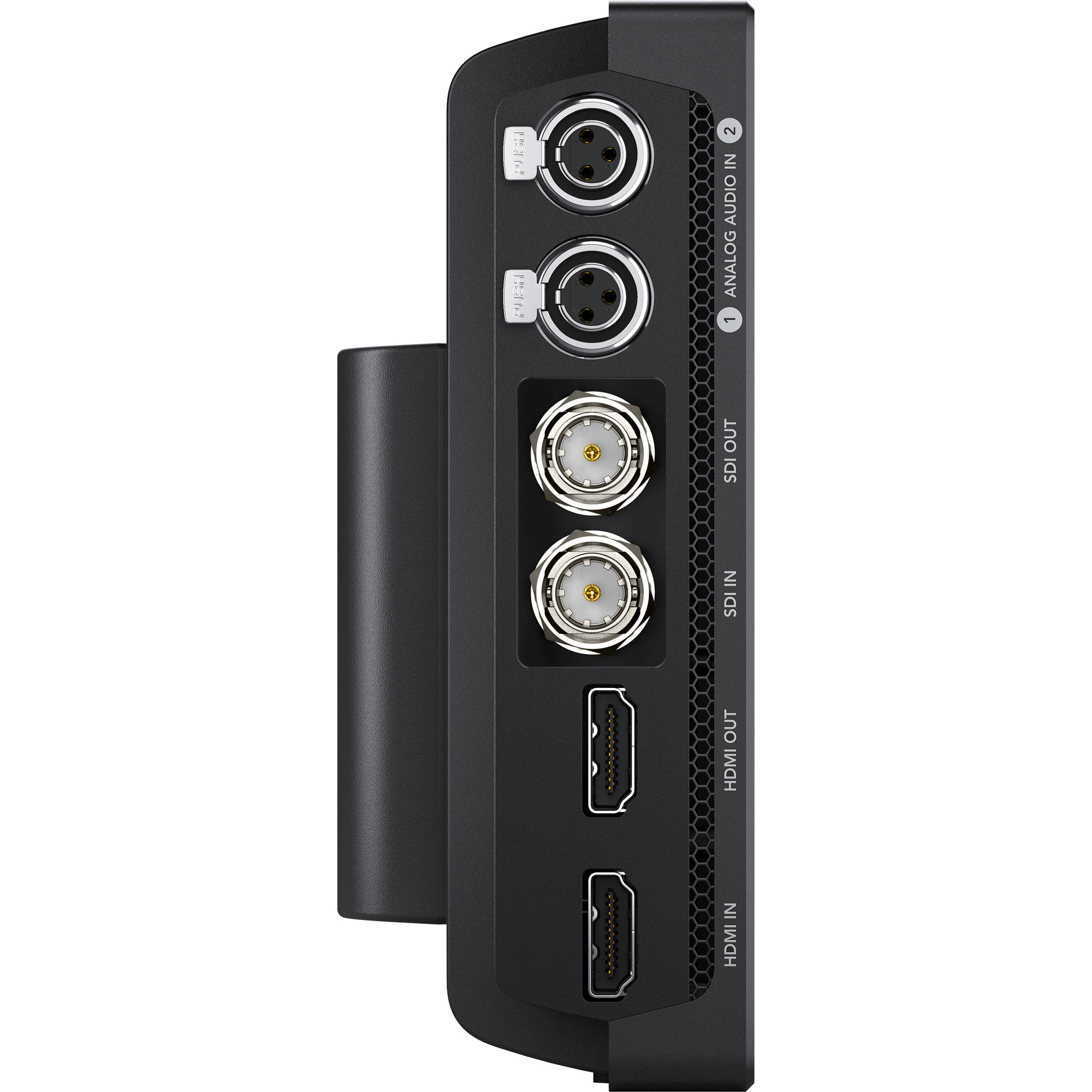 Blackmagic Design Video Assist 7'' 12G HDR & Azden Professional Compact Cine Mic with Mini-XLR Output Bundle