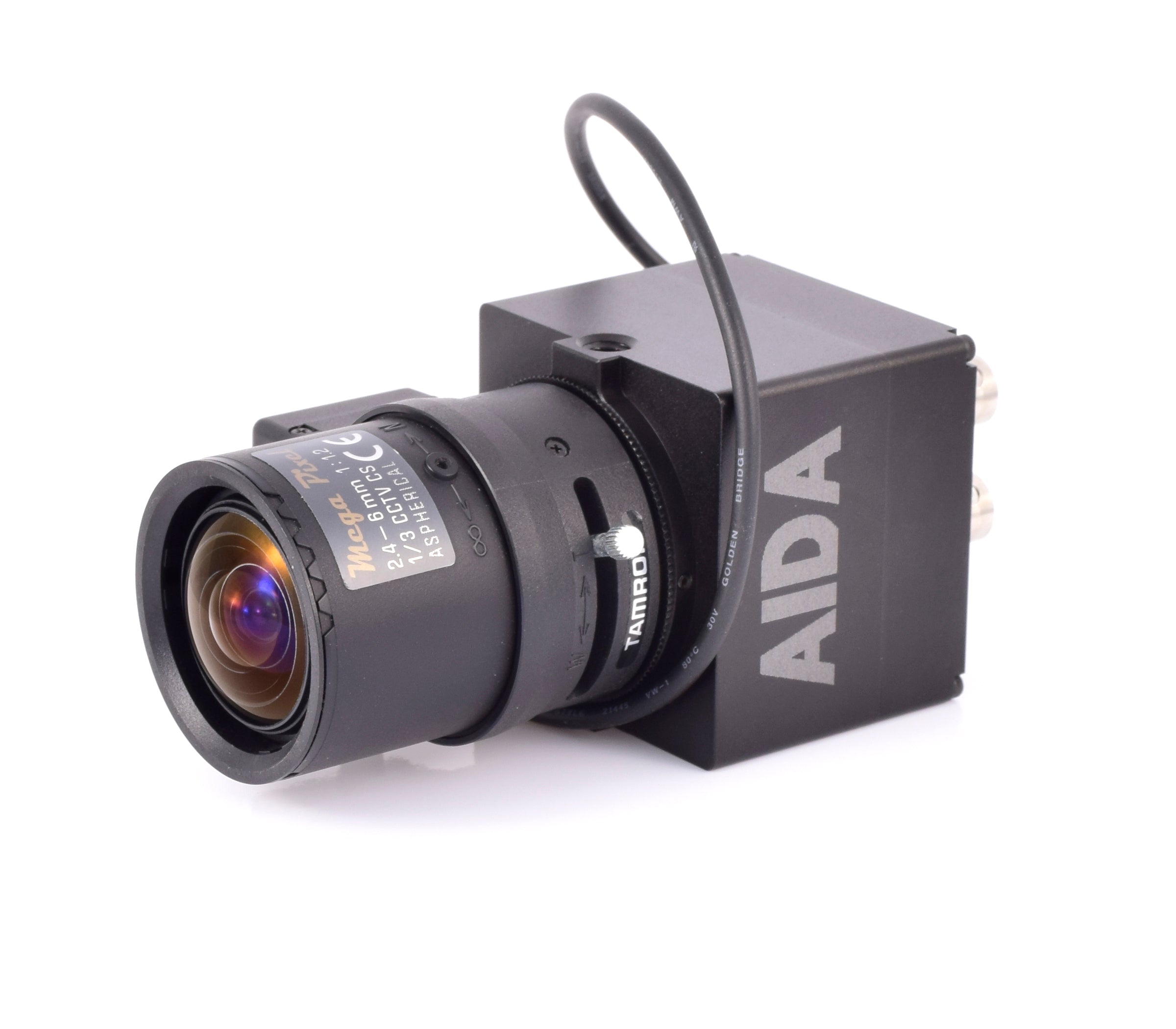 AIDA Imaging 3G-SDI/HDMI Full HD Genlock Camera with Attached Lens