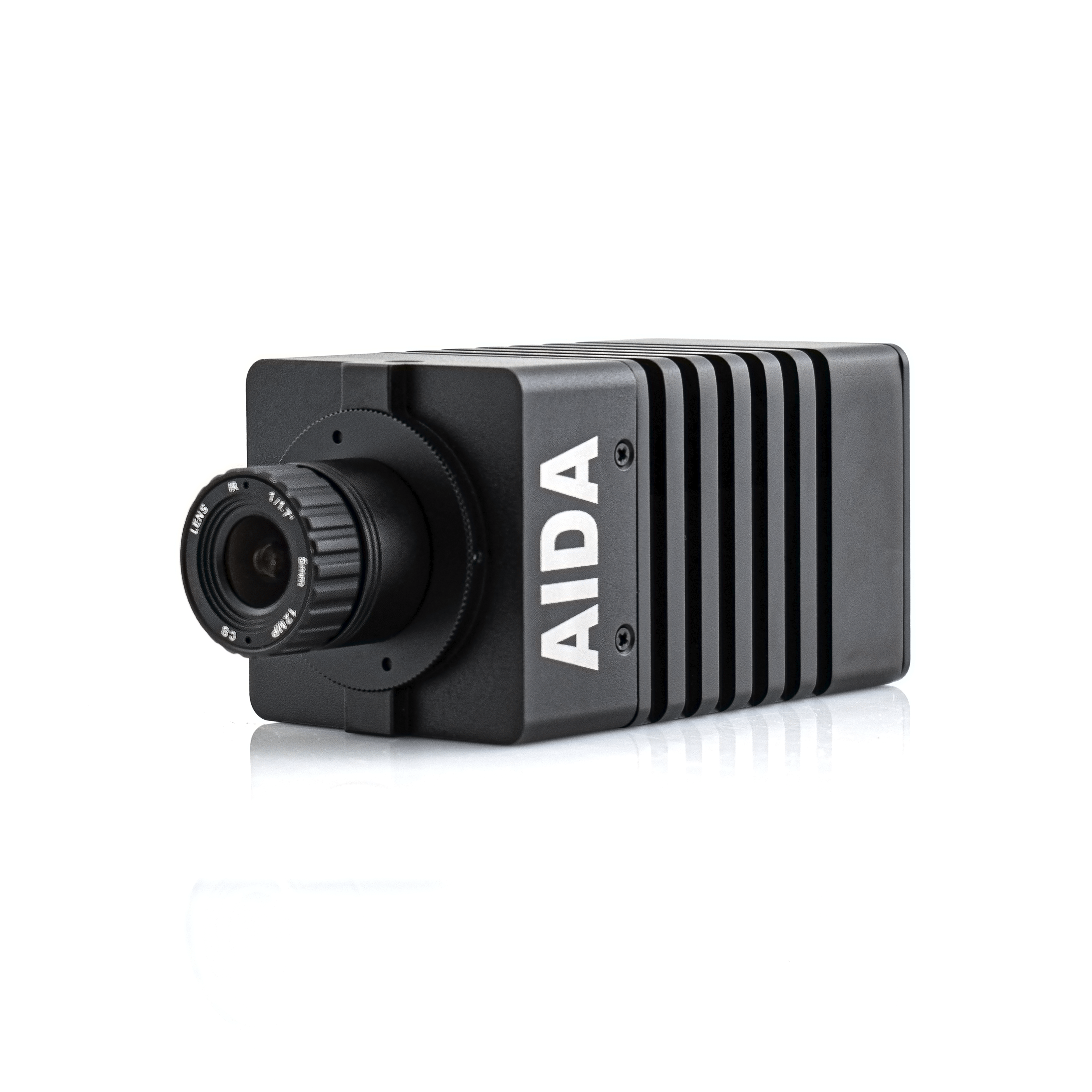 AIDA Imaging UHD-200 4K 60p POV Camera with Varifocal Lens in a Front-Side View