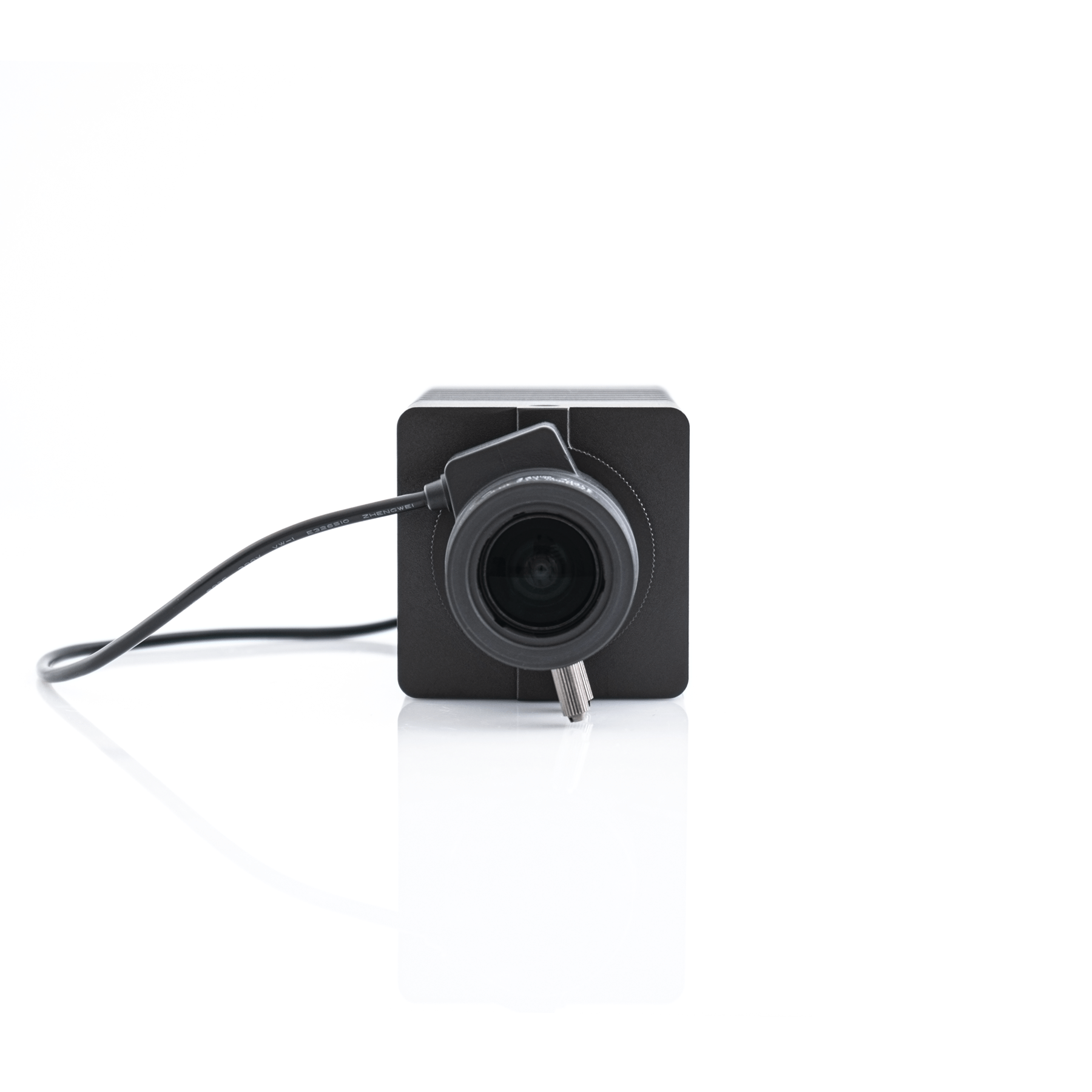 AIDA Imaging UHD-200 4K 60p POV Camera with Varifocal Lens in a Front View with Socket Adapter