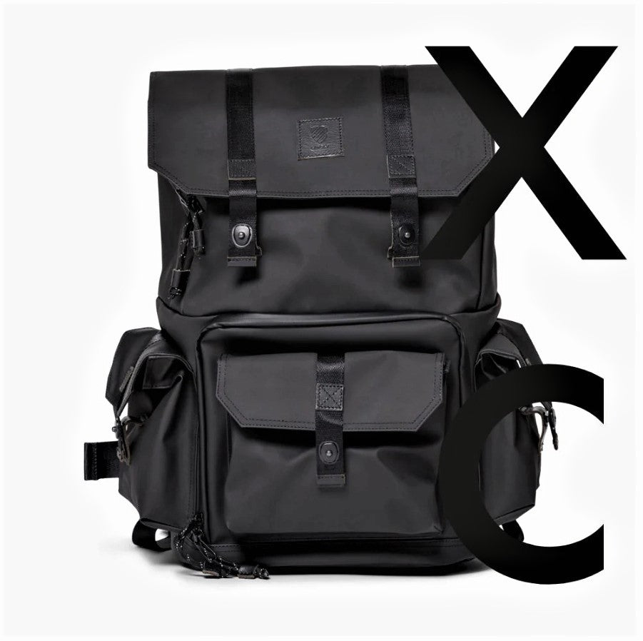 Langly Alpha Globetrotter XC Camera Backpack (Black with Black Accents)