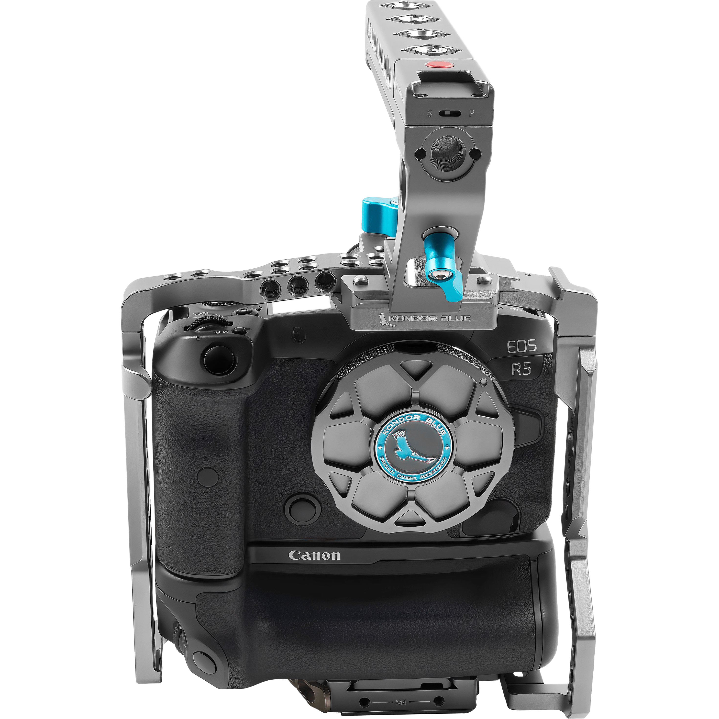 Kondor Blue BMPCC4K/6K Battery Grip Cage with Top Handle