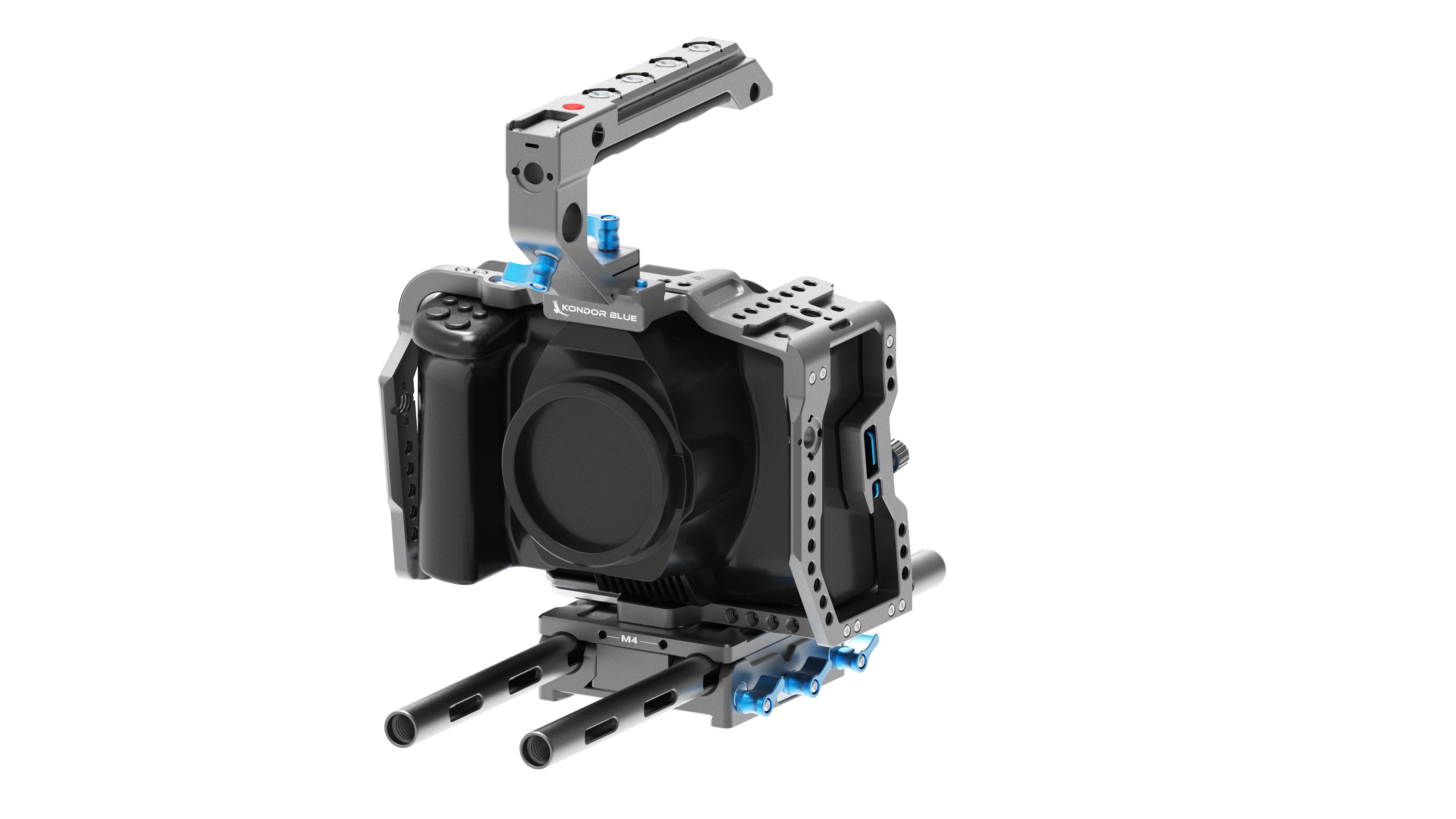 Kondor Blue Blackmagic Pocket 6K Pro Base Rig (Space Gray)