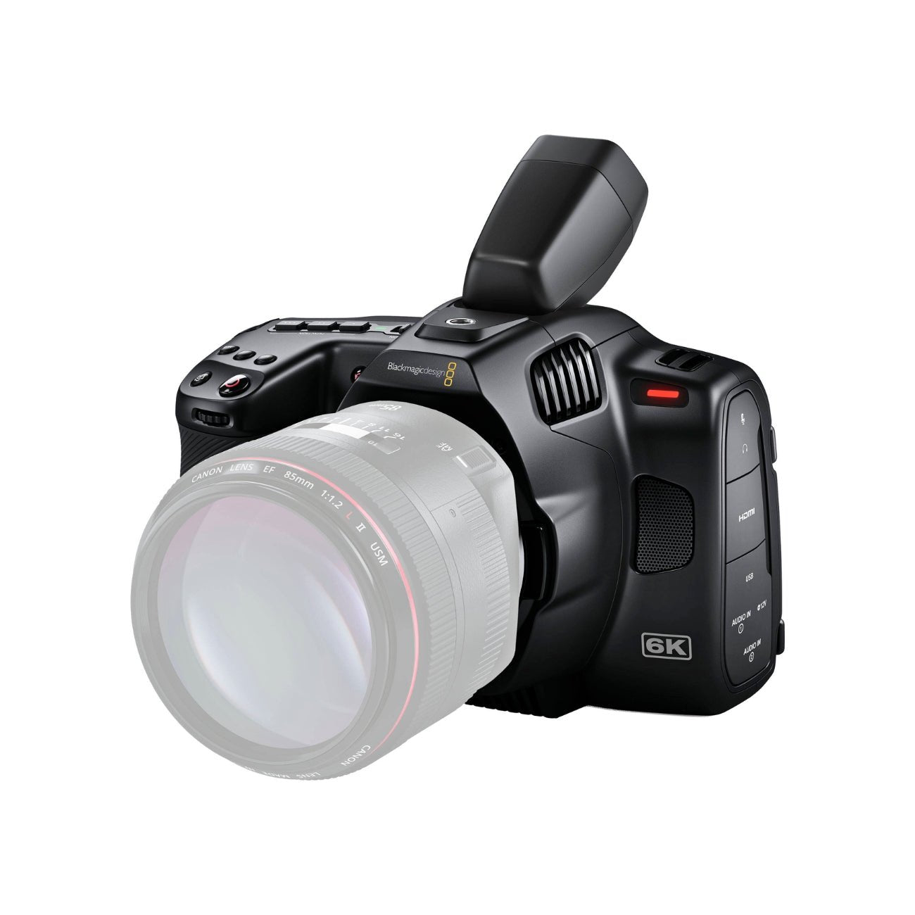 Blackmagic Design Pocket Cinema Camera 6K Pro with DaVinci Resolve Studio with optical lens