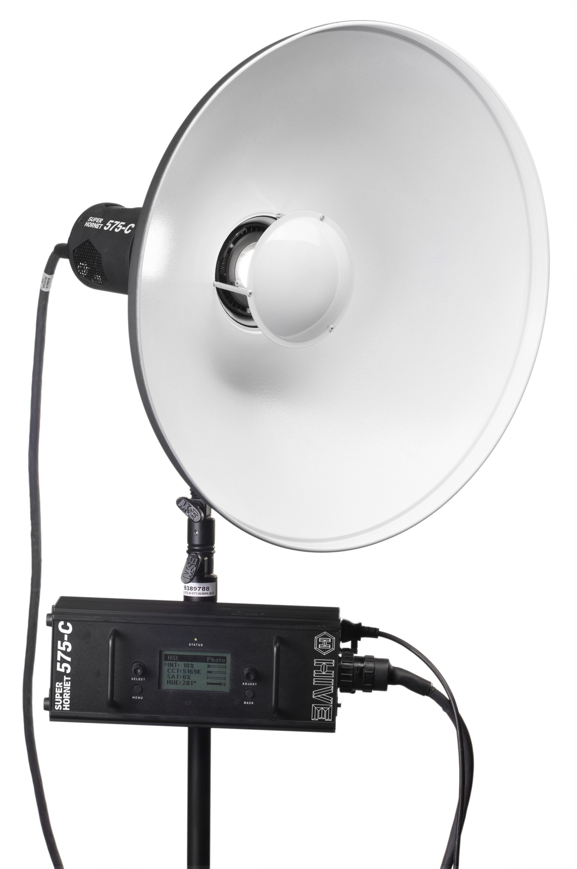 Hive Lighting Hard Beauty Dish with White Interior for Omni-Color LEDs