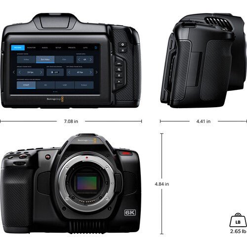 Used Blackmagic Design Pocket Cinema Camera 6k Pro - Canon EF Fit
