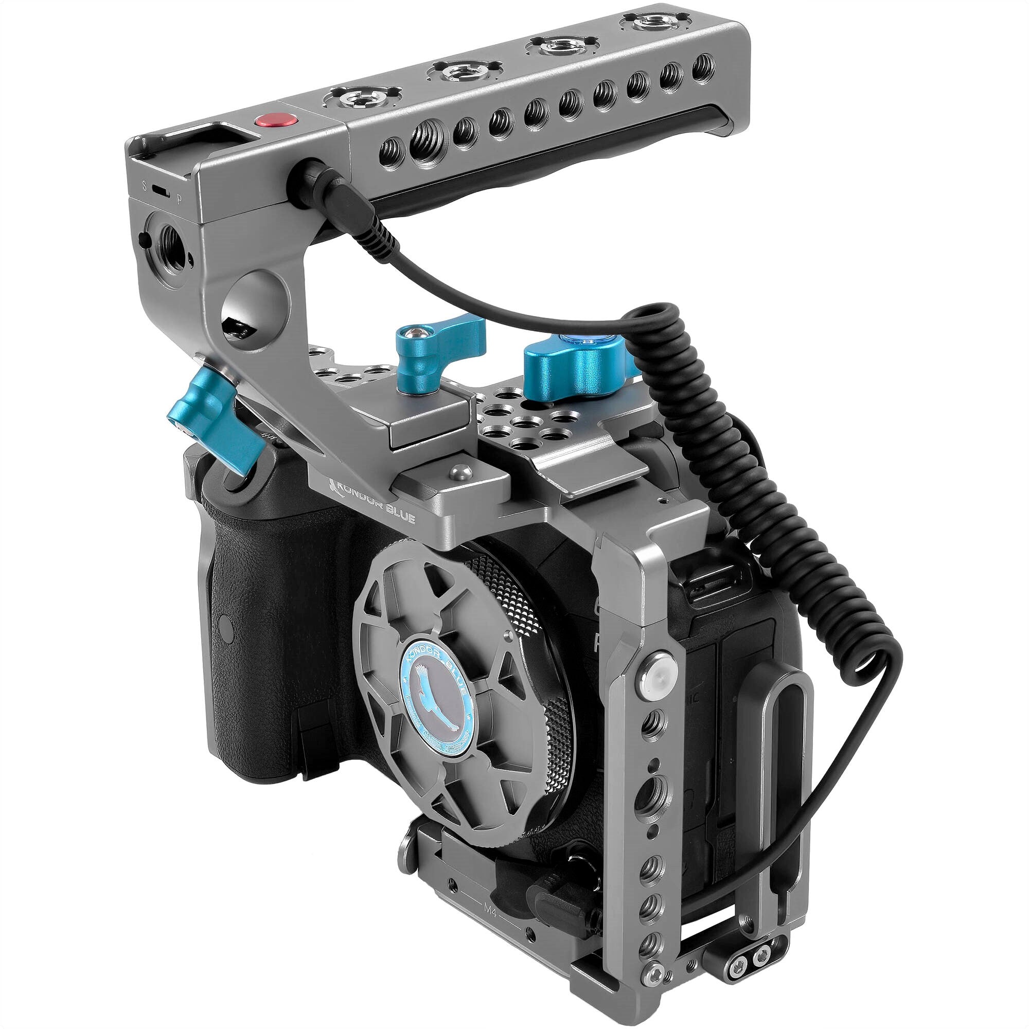 Kondor Blue Canon R5/R6 Full Cage with Top Handle (Space Gray)