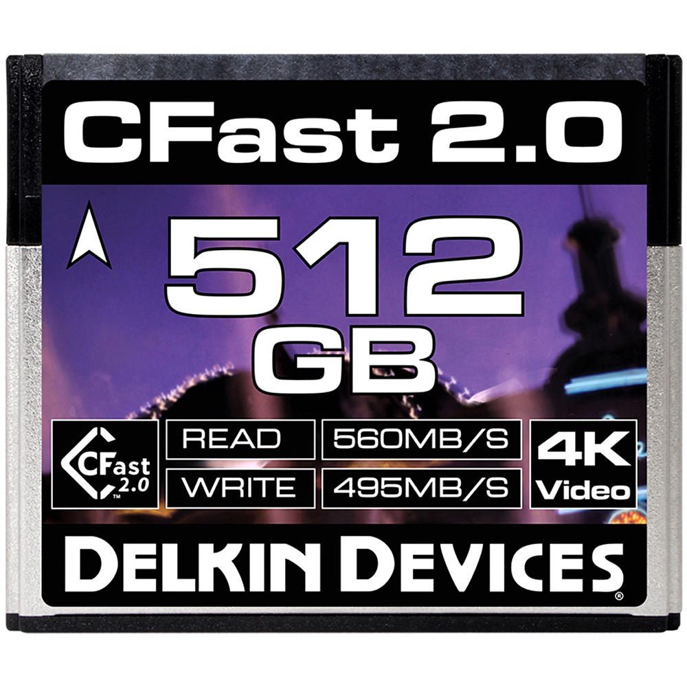 Delkin Devices 512GB CFast 2.0 Memory Card