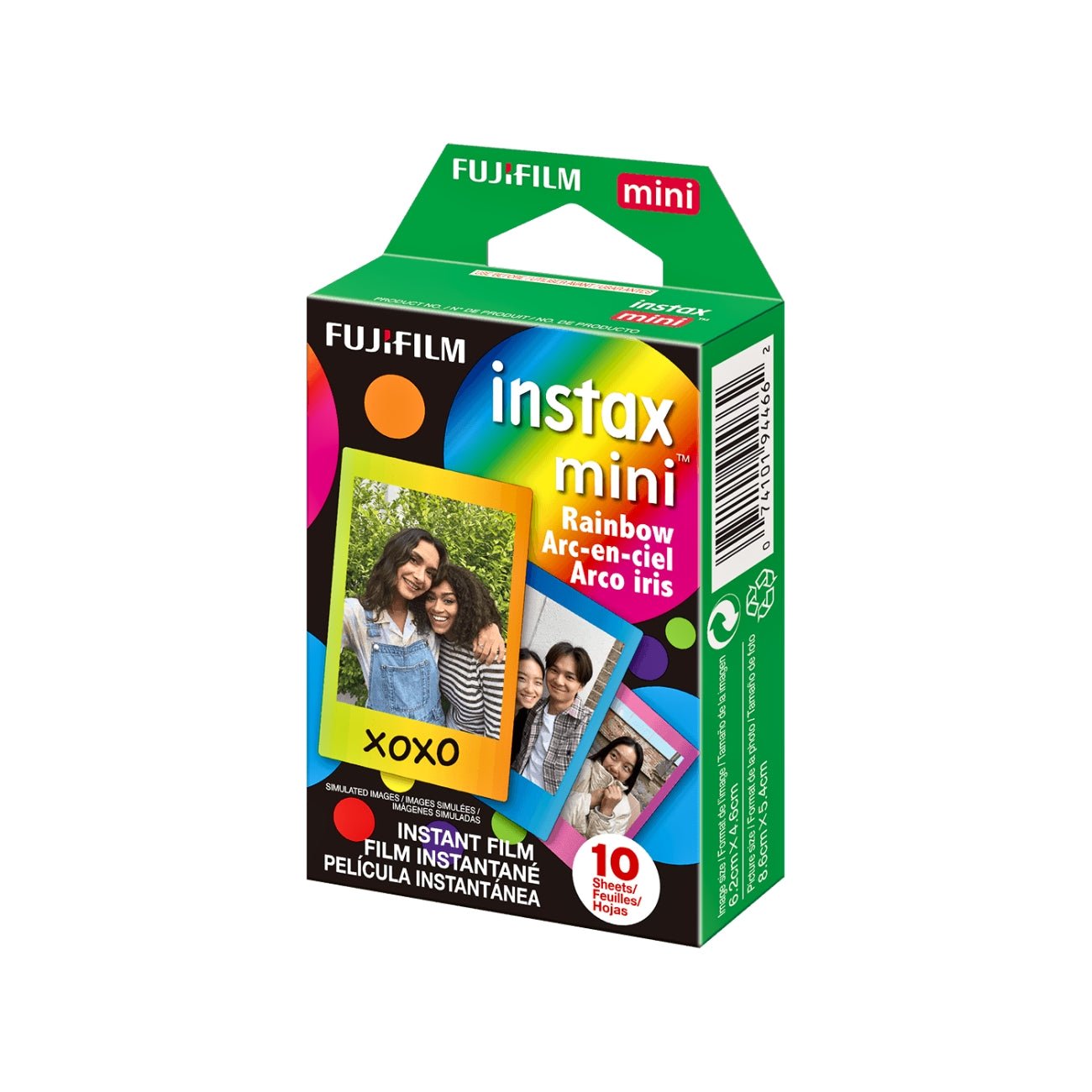 FUJIFILM INSTAX MINI Rainbow Instant Film (10 Exposures)