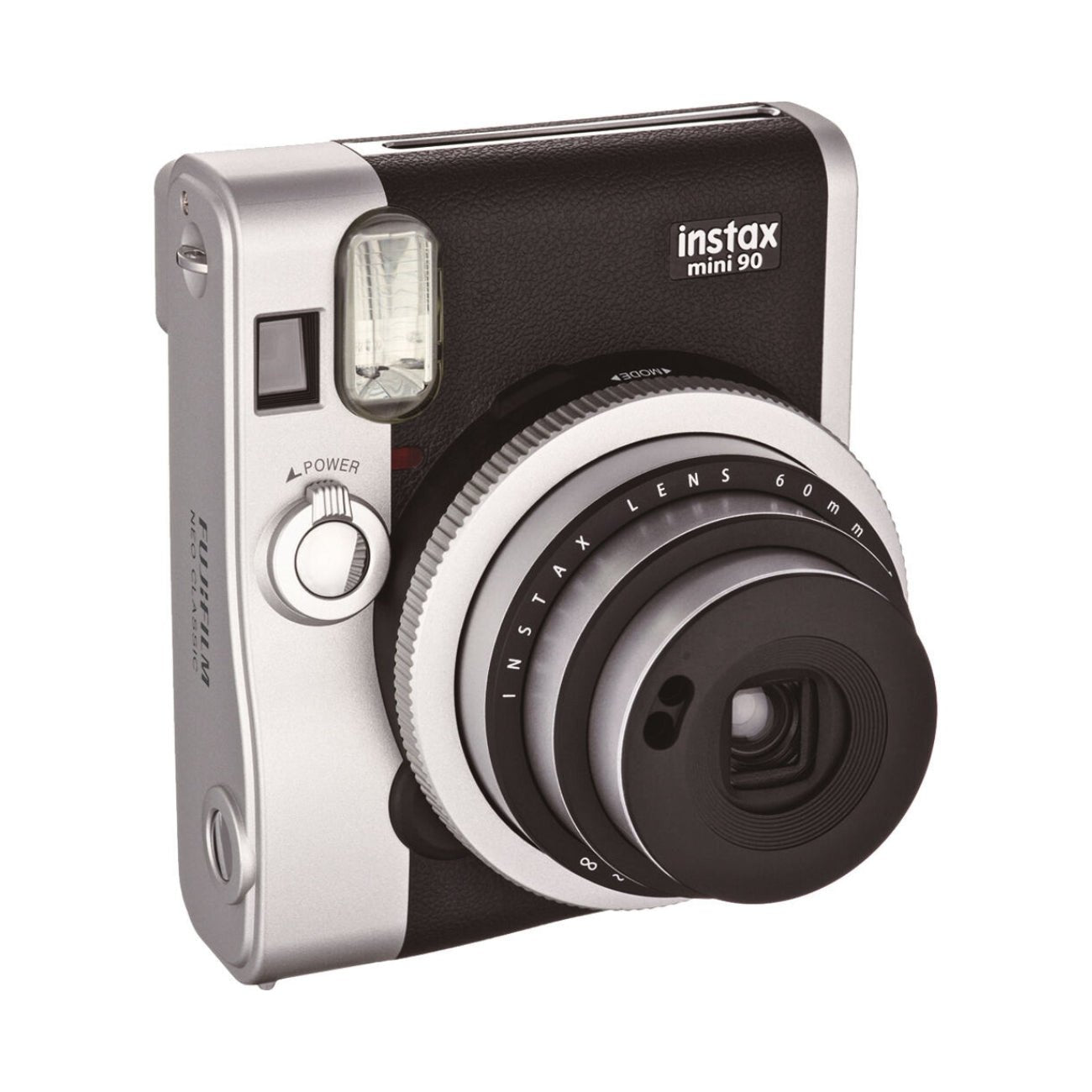 Fujifilm INSTAX Mini 90 Neo Classic Instant Camera (Black) - Side View