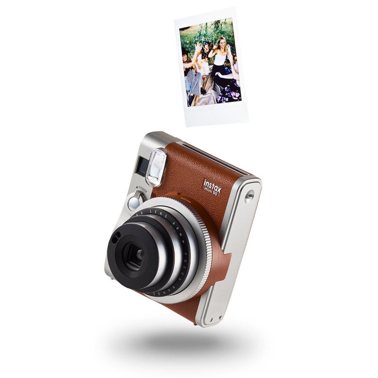 Fujifilm Instax Mini 90 Neo Classic Camera, Instant Film Camera - Brown