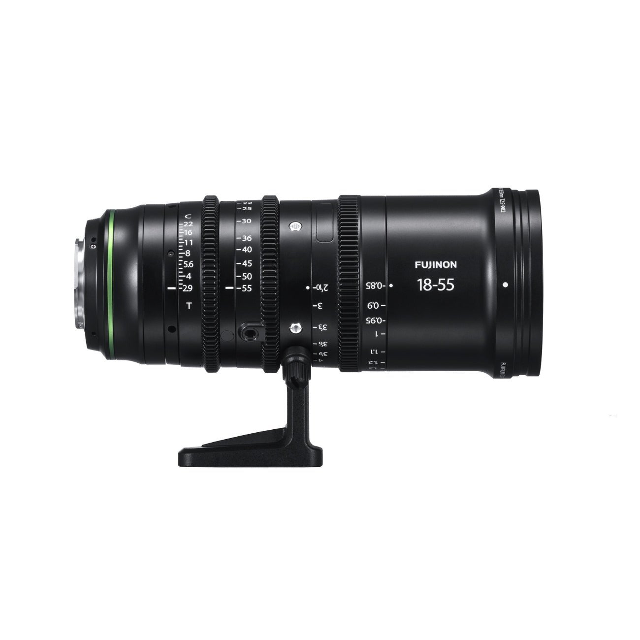 Fujifilm MKX18-55mmT2.9 Lens - Side View