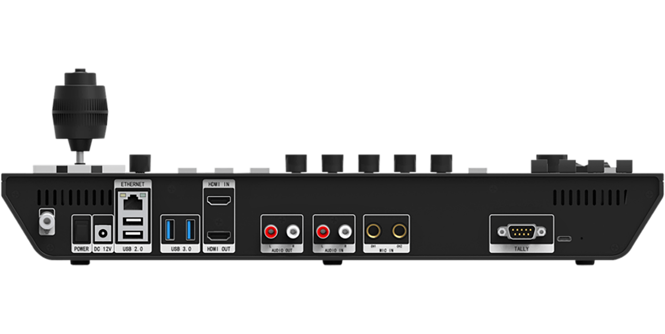 Jimcom 8-Channel Touch Broadcast Switcher and PTZ Controller with NDI|HX Back Parts