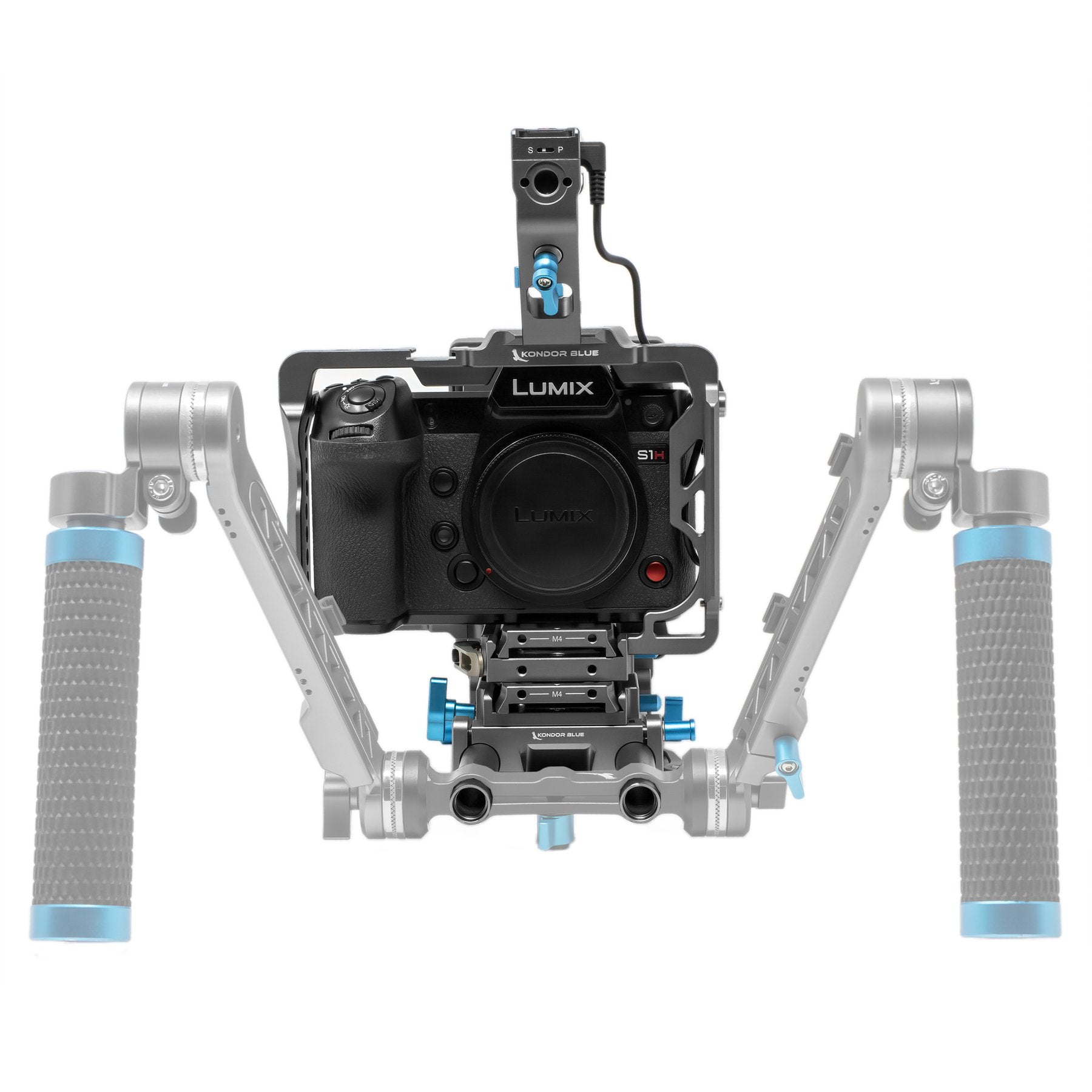 Kondor Blue Panasonic LUMIX S1H Base Rig (S1/S1R/S1H - Space Gray)