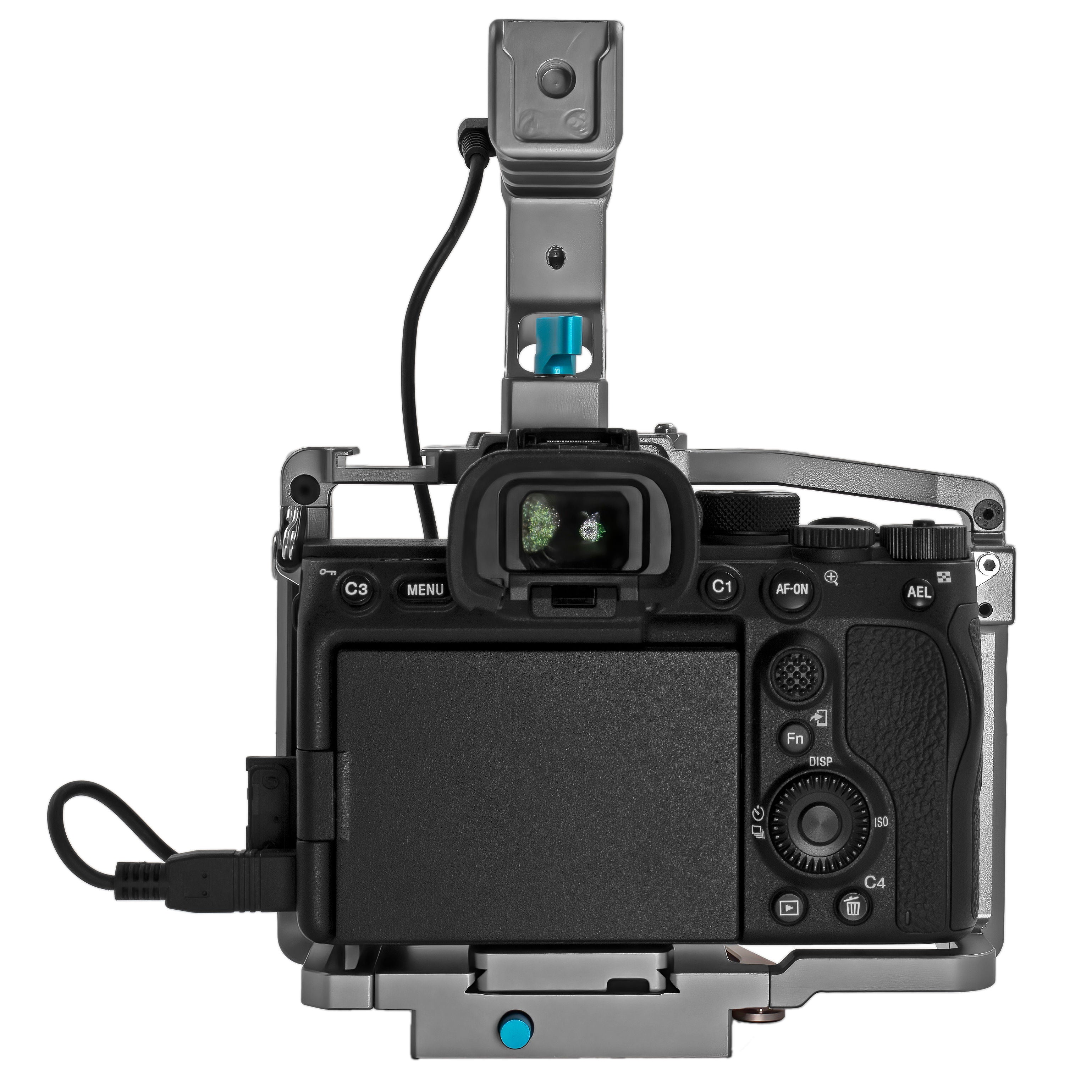 Kondor Blue A7SIII Cage with Start-Stop Trigger Handle for A7 Series Cameras (Space Gray)