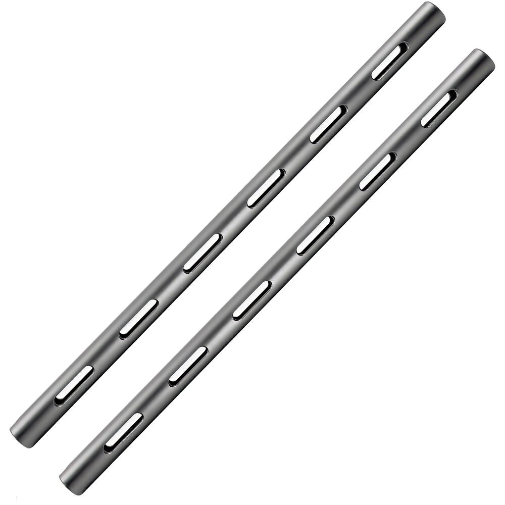 Kondor Blue 12'' PPSH 15MM Rod (Threaded, Space Gray, 2 Pack)