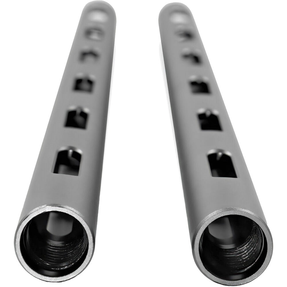 Kondor Blue 12'' PPSH 15MM Rod (Threaded, Space Gray, 2 Pack)