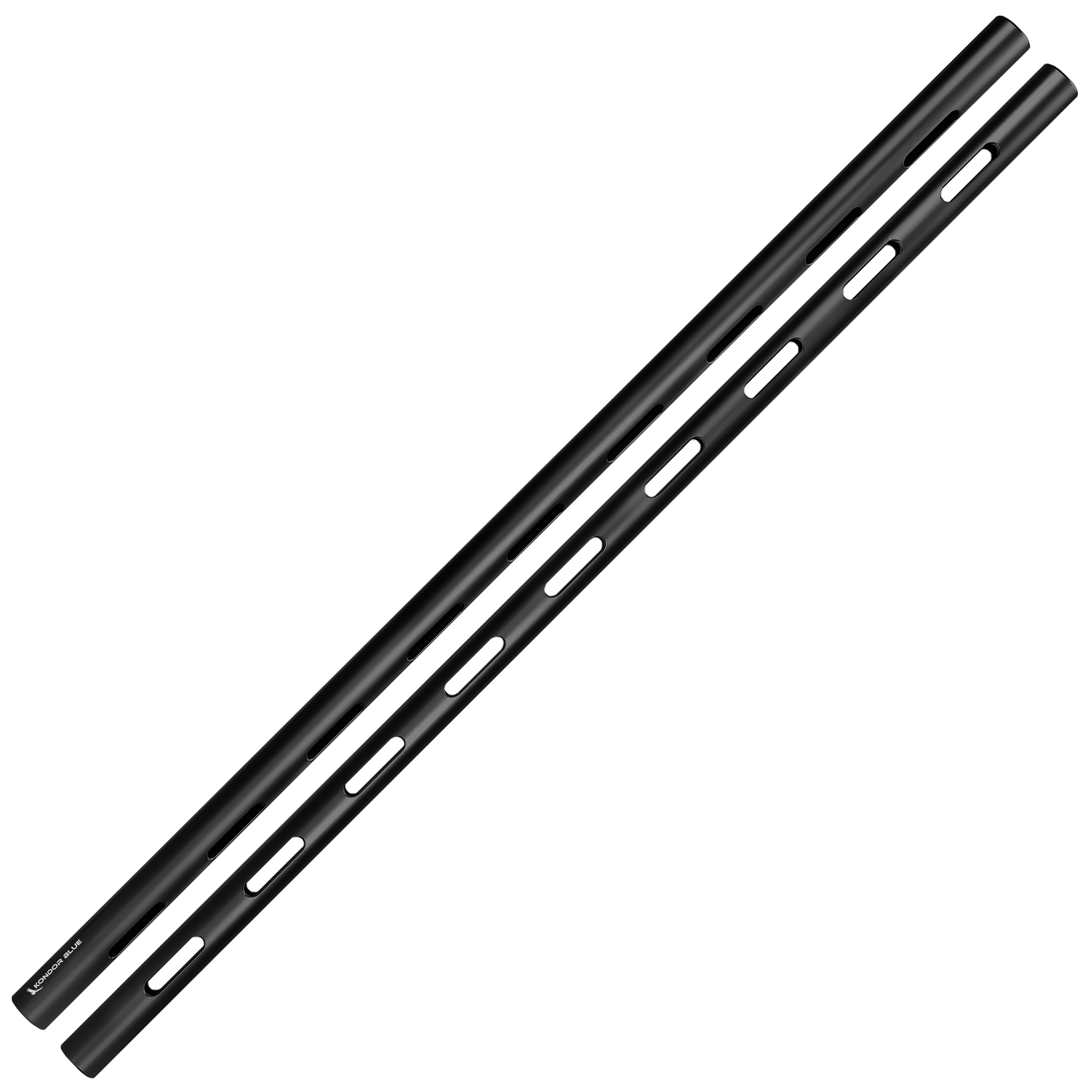 Kondor Blue 18'' PPSH 15MM Rod (Threaded, Raven Black, 2 Pack)