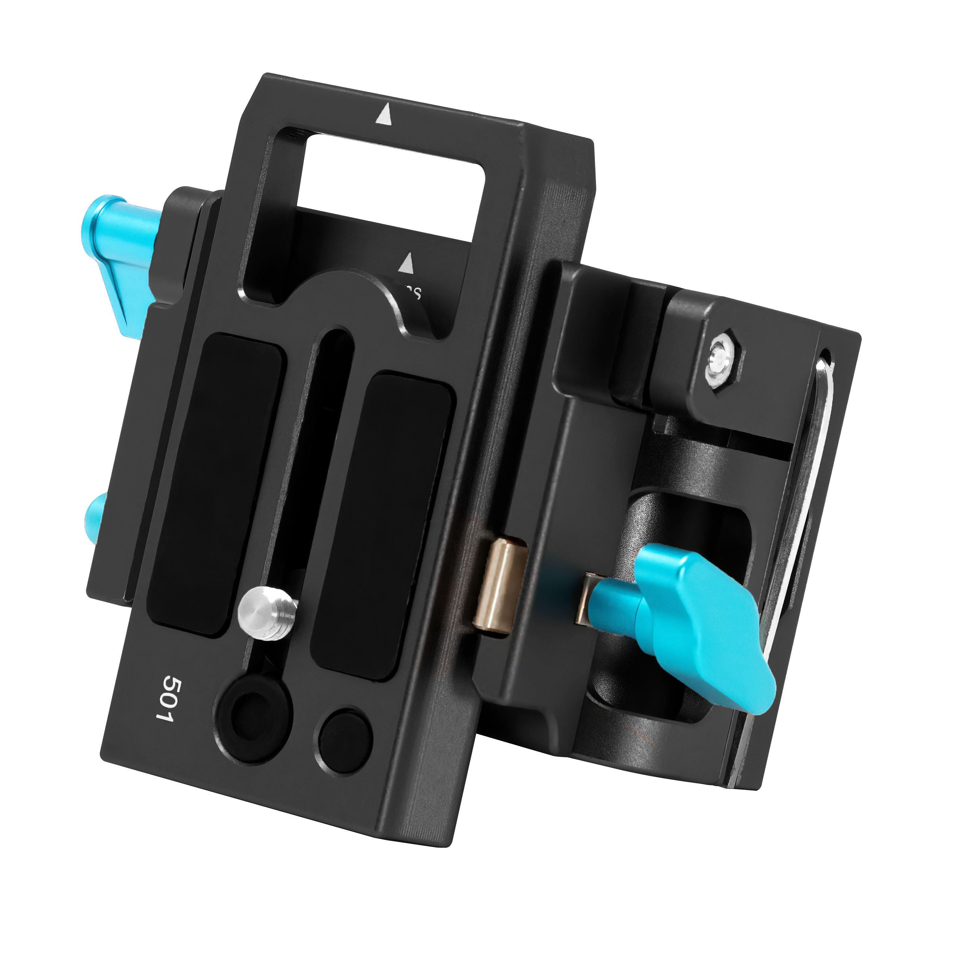 Kondor Blue 15mm LWS Arri/501 Side Loading Baseplate for Red Komodo, BMPCC & Mirrorless (Black)