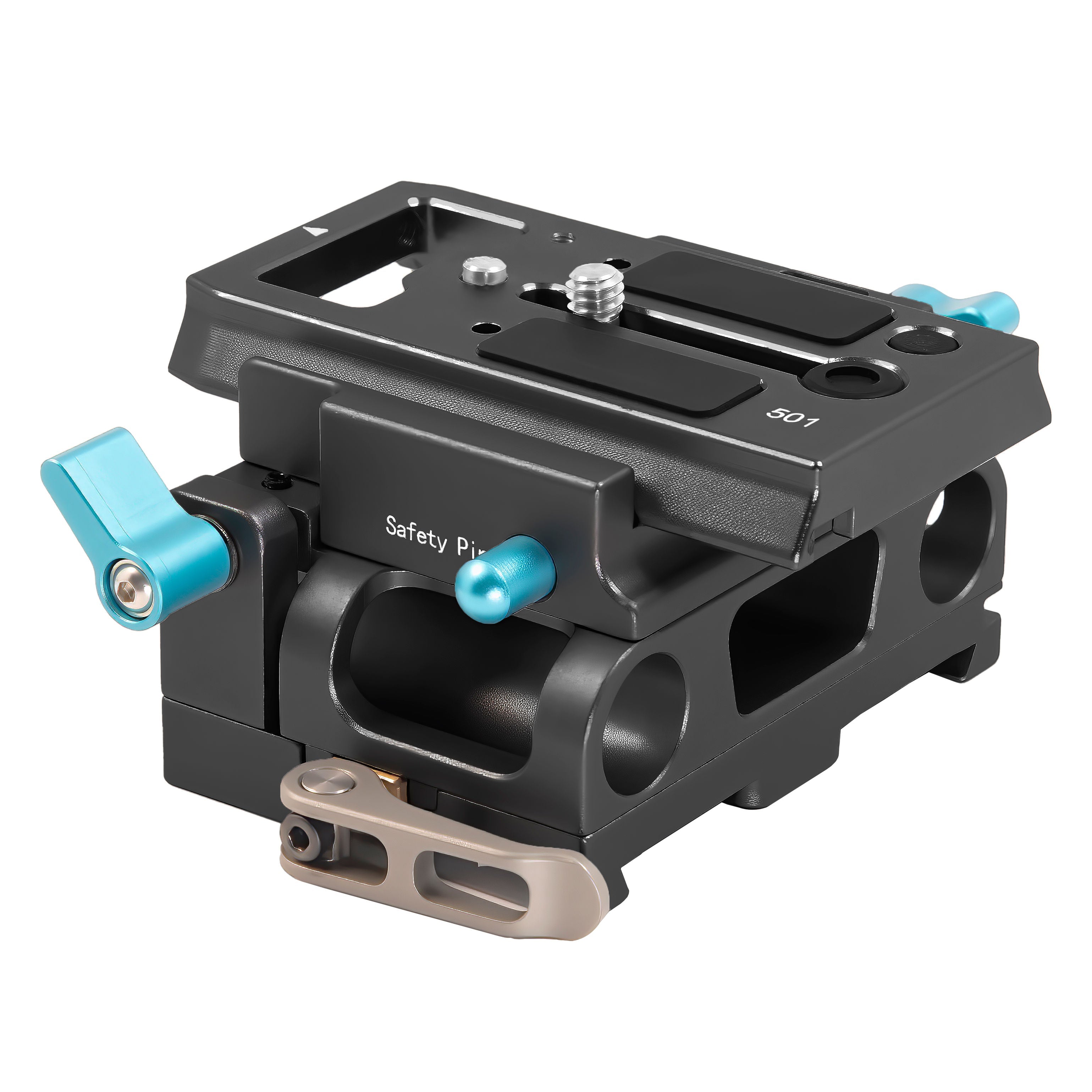Kondor Blue 15mm LWS Arri/501 Side Loading Baseplate for Red Komodo, BMPCC & Mirrorless (Black)