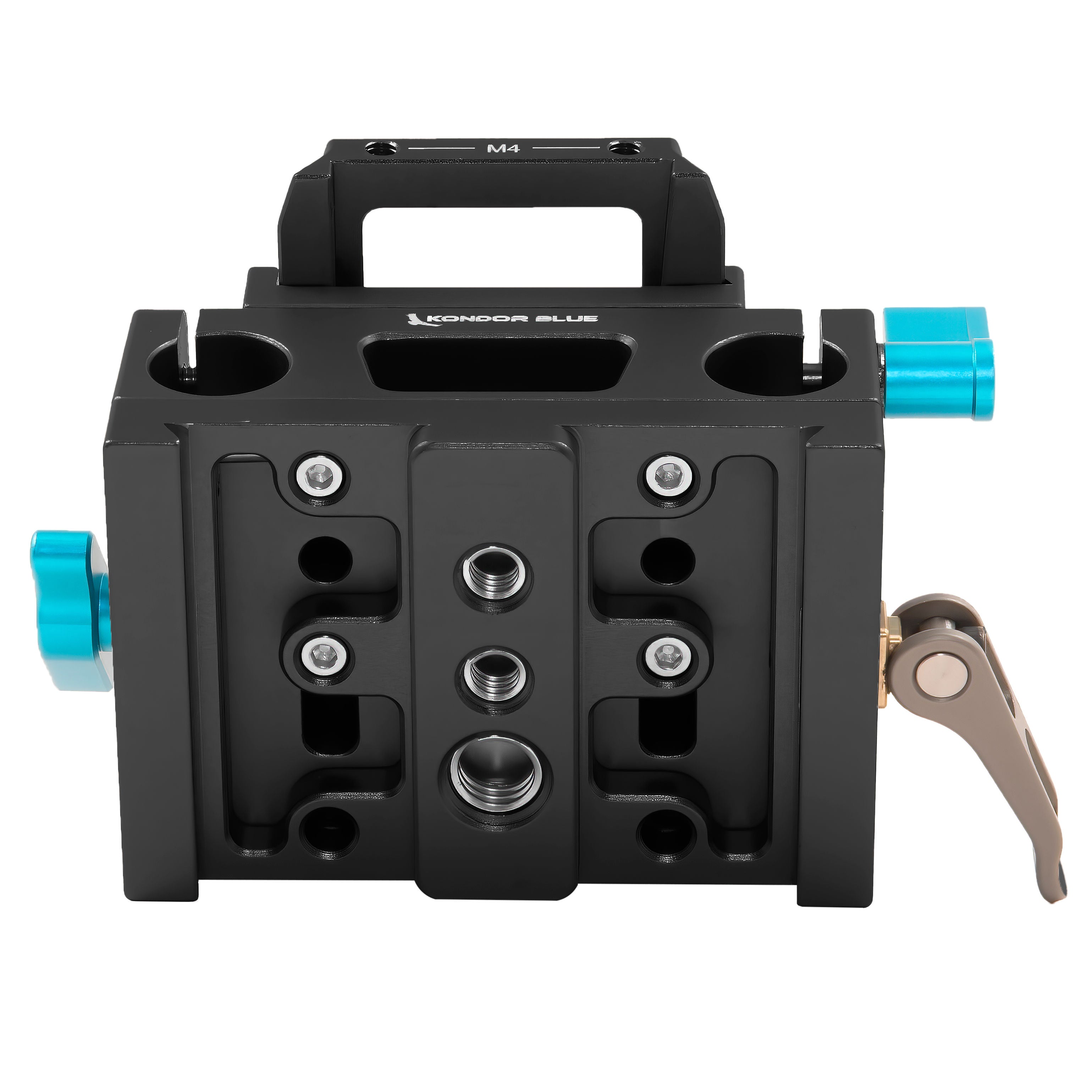 Kondor Blue 15mm LWS Arri/501 Side Loading Baseplate for Red Komodo, BMPCC & Mirrorless (Black)