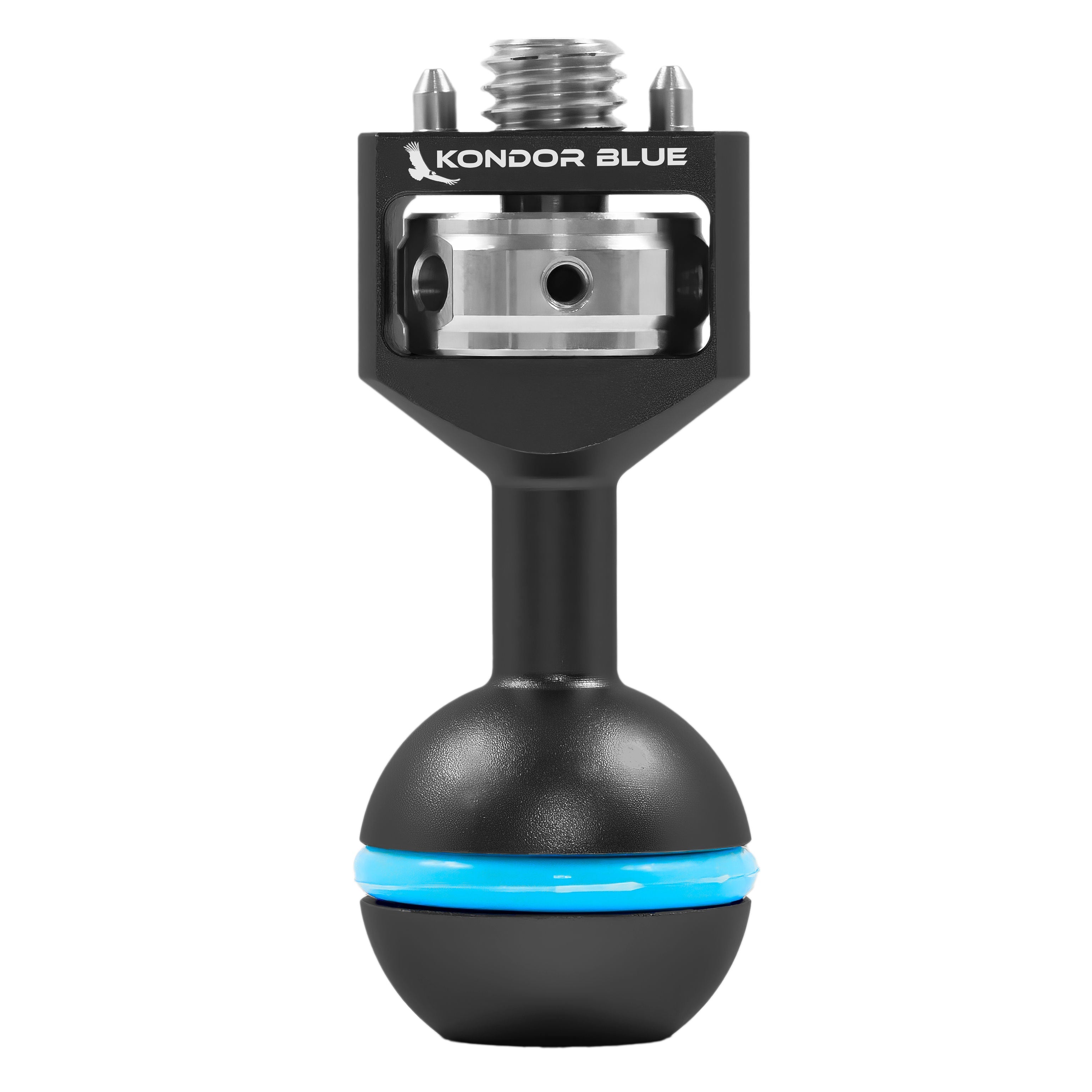 Kondor Blue 3/8" Ball Head with Locating Pins for Magic Arms (Black)