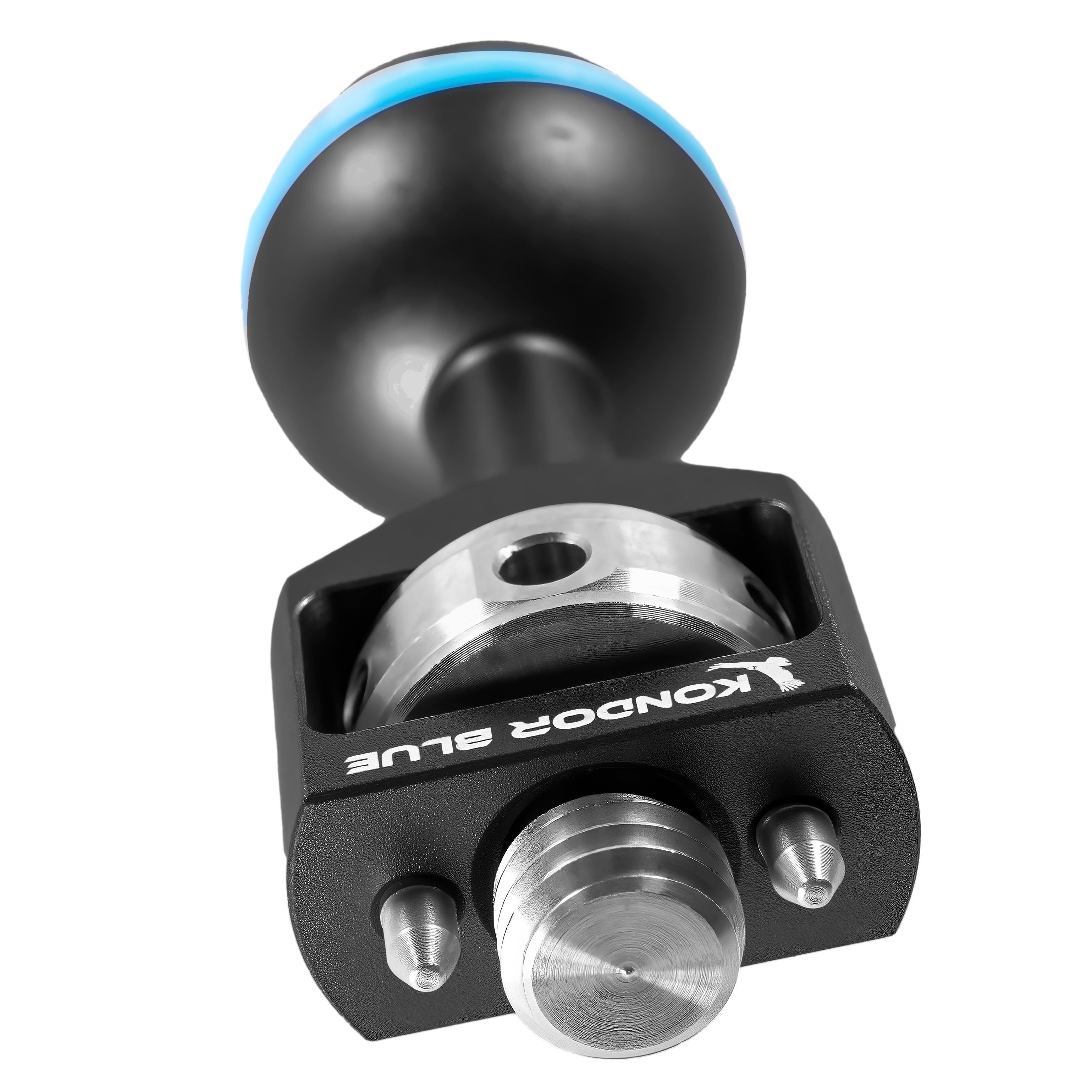 Kondor Blue 3/8" Ball Head with Locating Pins for Magic Arms (Black)