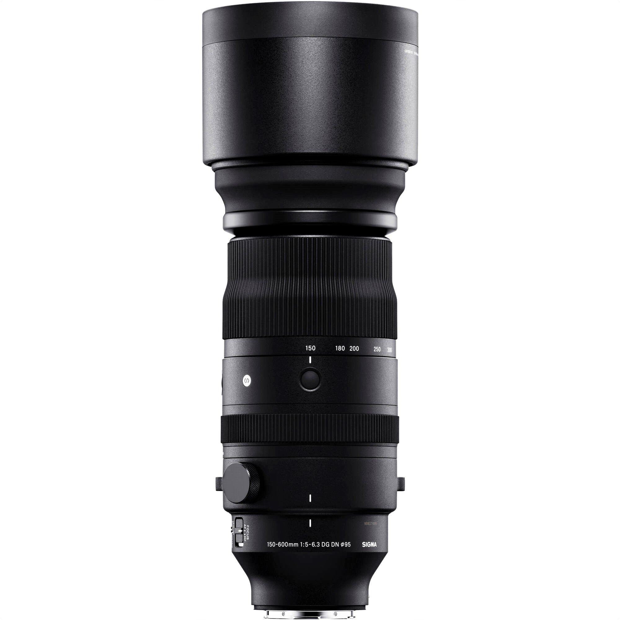 Sigma Lens Hood Attached to 150-600mm F5-6.3 DG DN OS Sports Lens