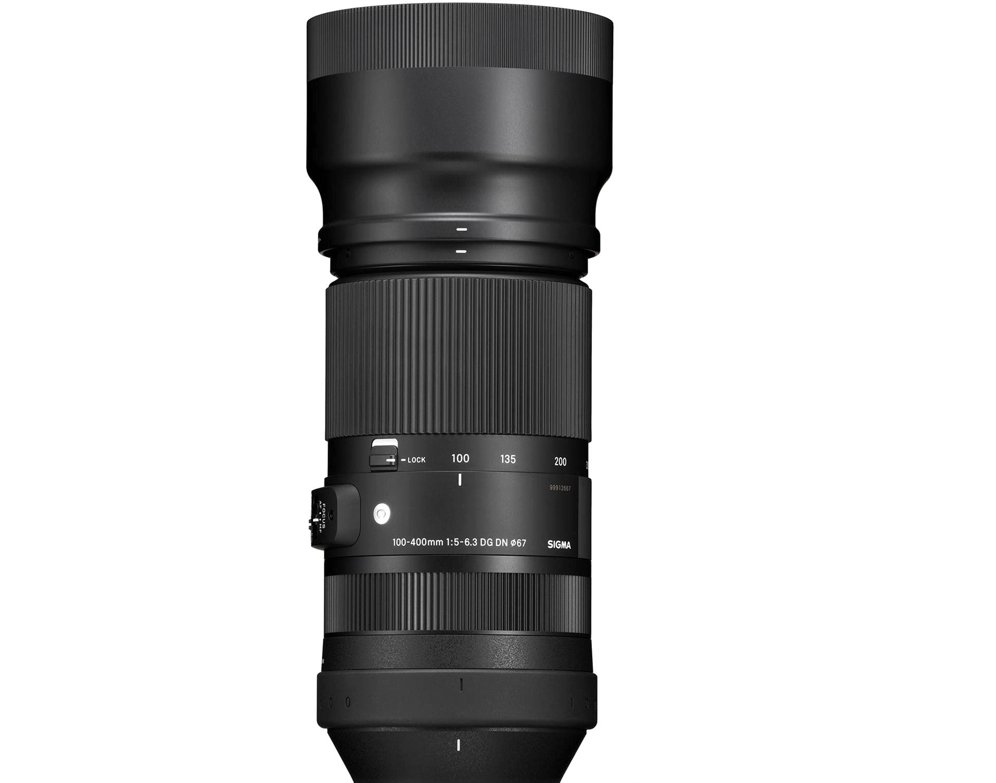 Sigma Lens Hood Attached to 100-400mm F5-6.3 DG DN OS Contemporary Lens