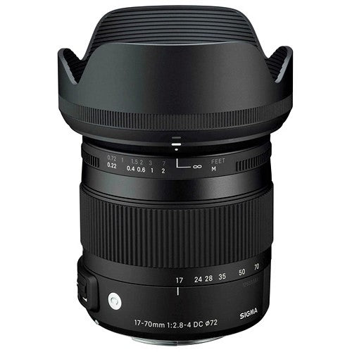 Sigma Lens Hood Attached to 17-70mm F2.8-4 DC Macro Lens
