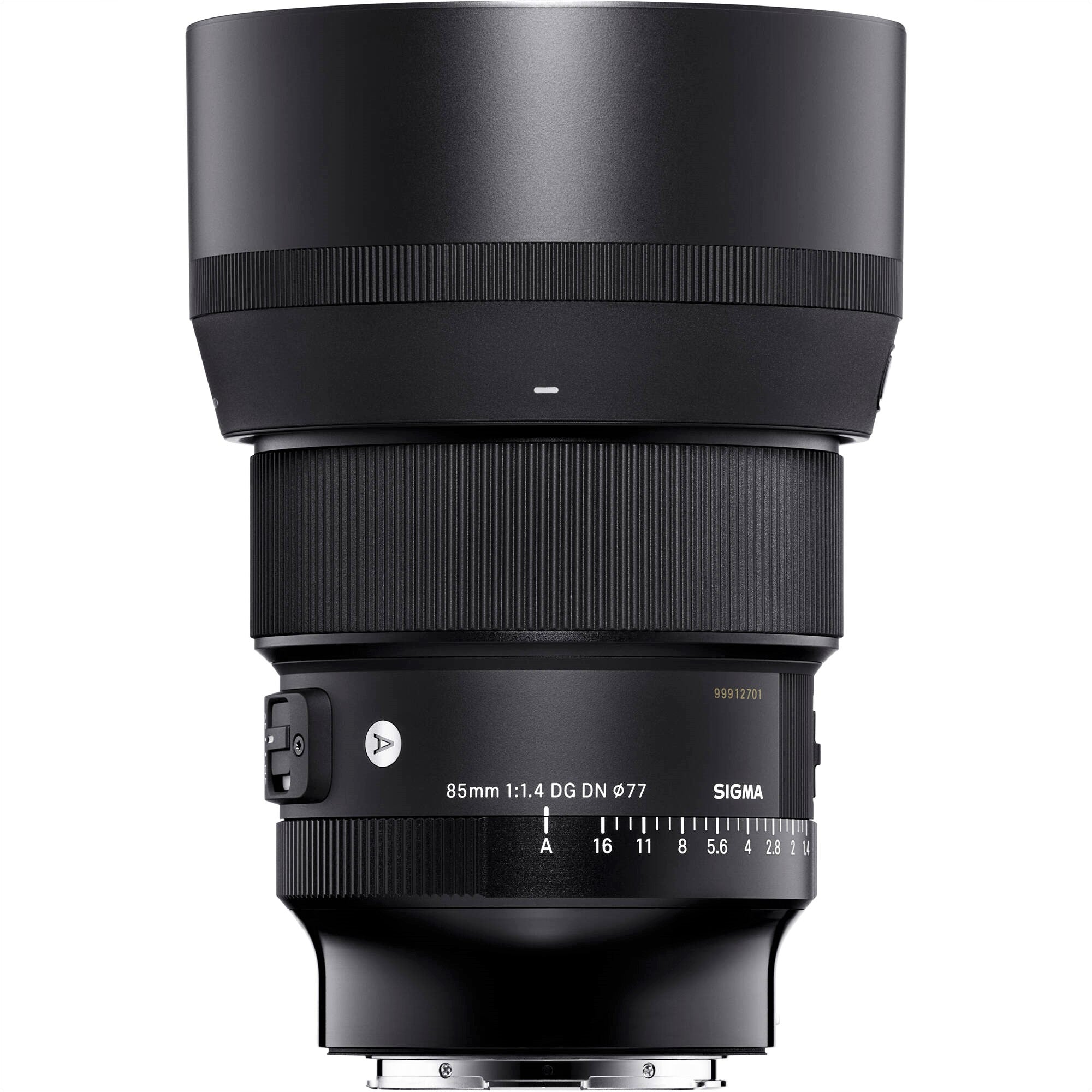 Sigma Lens Hood Attached to 85mm F1.4 DG DN Art Lens