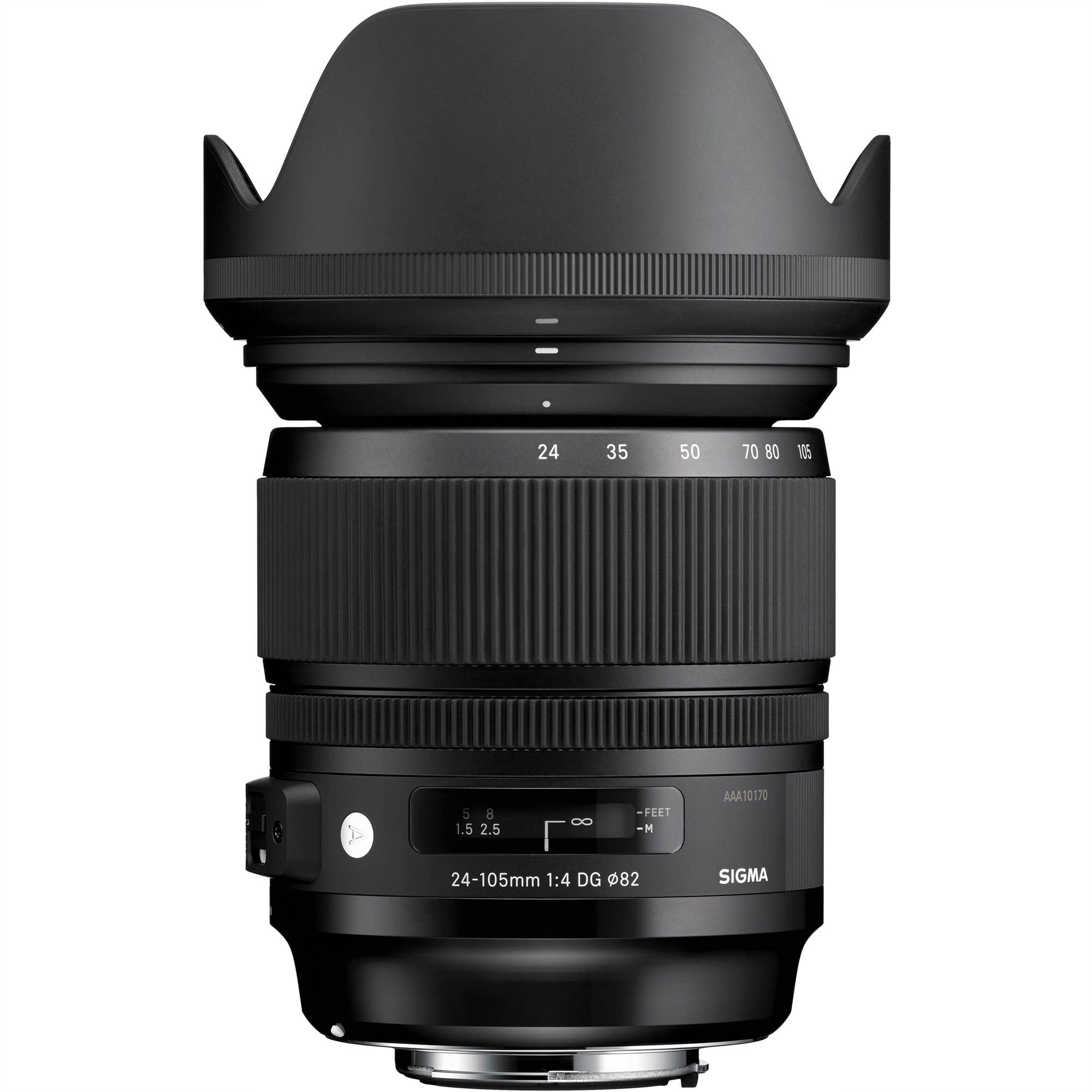 Sigma Lens Hood Attached to 24-105mm F4.0 Art Digital OS HSM Lens