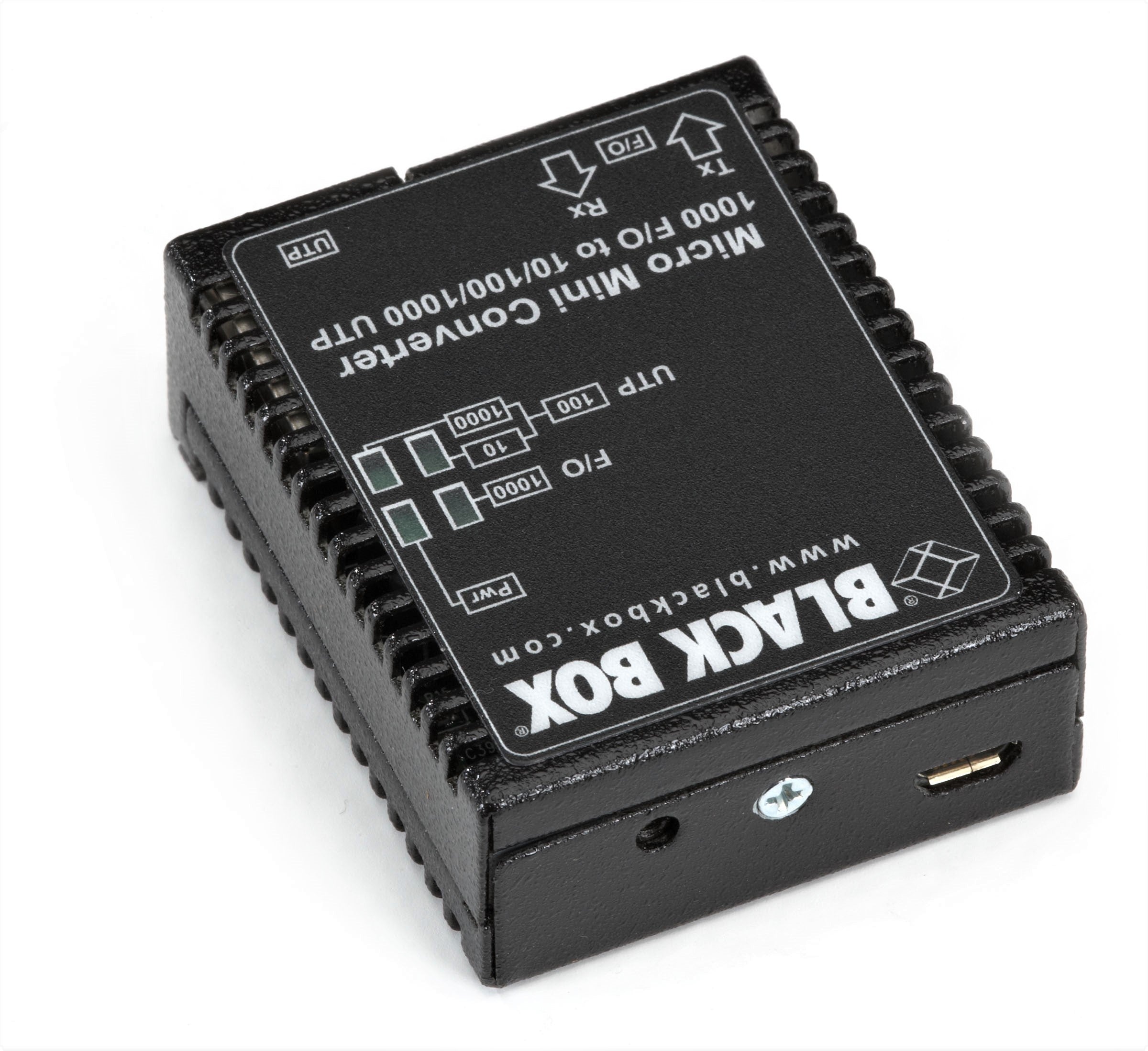 Micro Mini Gigabit Ethernet (1000-Mbps) Media Converter - 10/100/1000-Mbps Copper to 1000-Mbps Fiber SFP