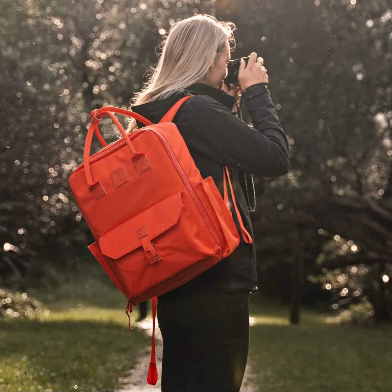 Langly Sierra Camera Backpack - Orangeade