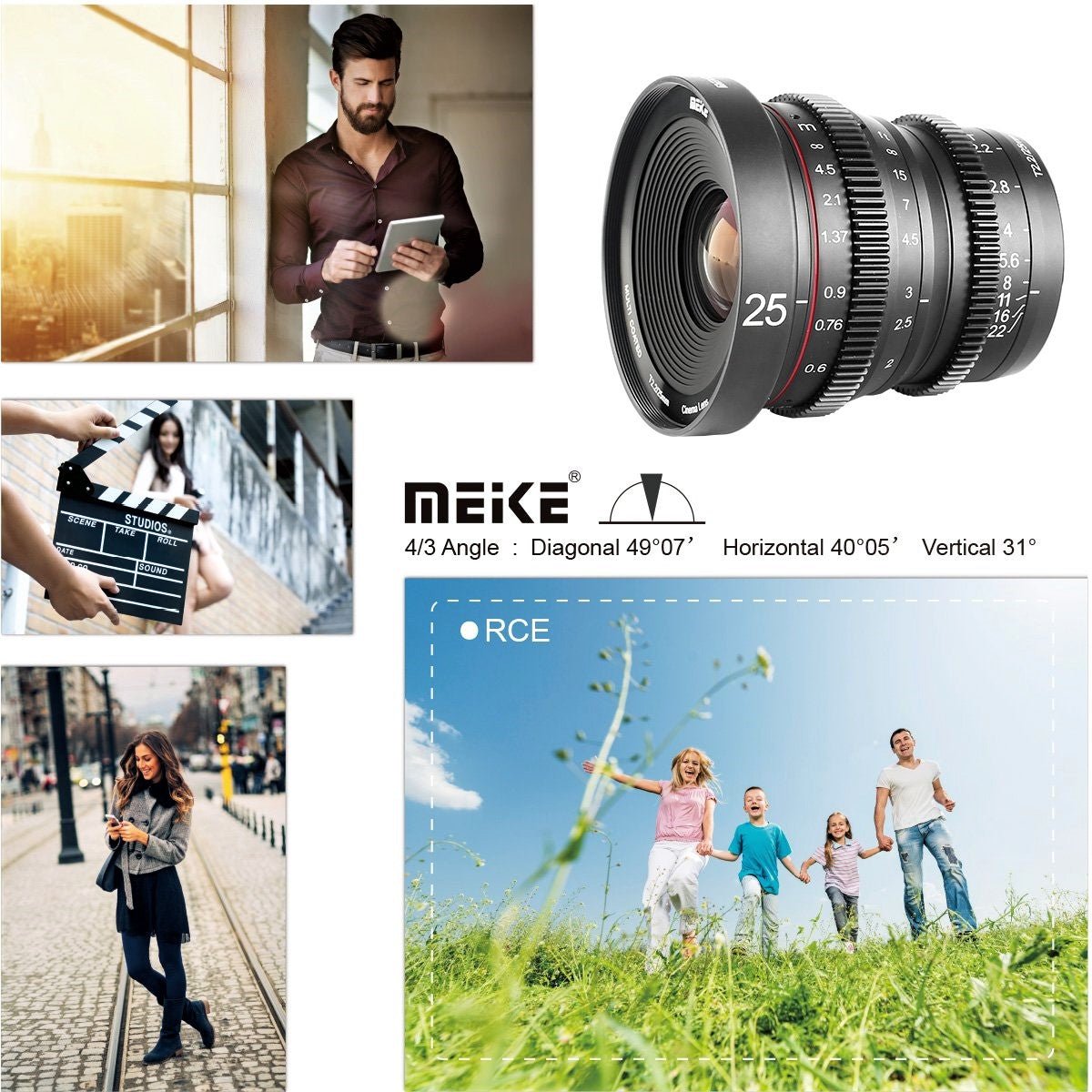 Meike Cinema Prime mm T2.2 Lens Fujifilm X Mount